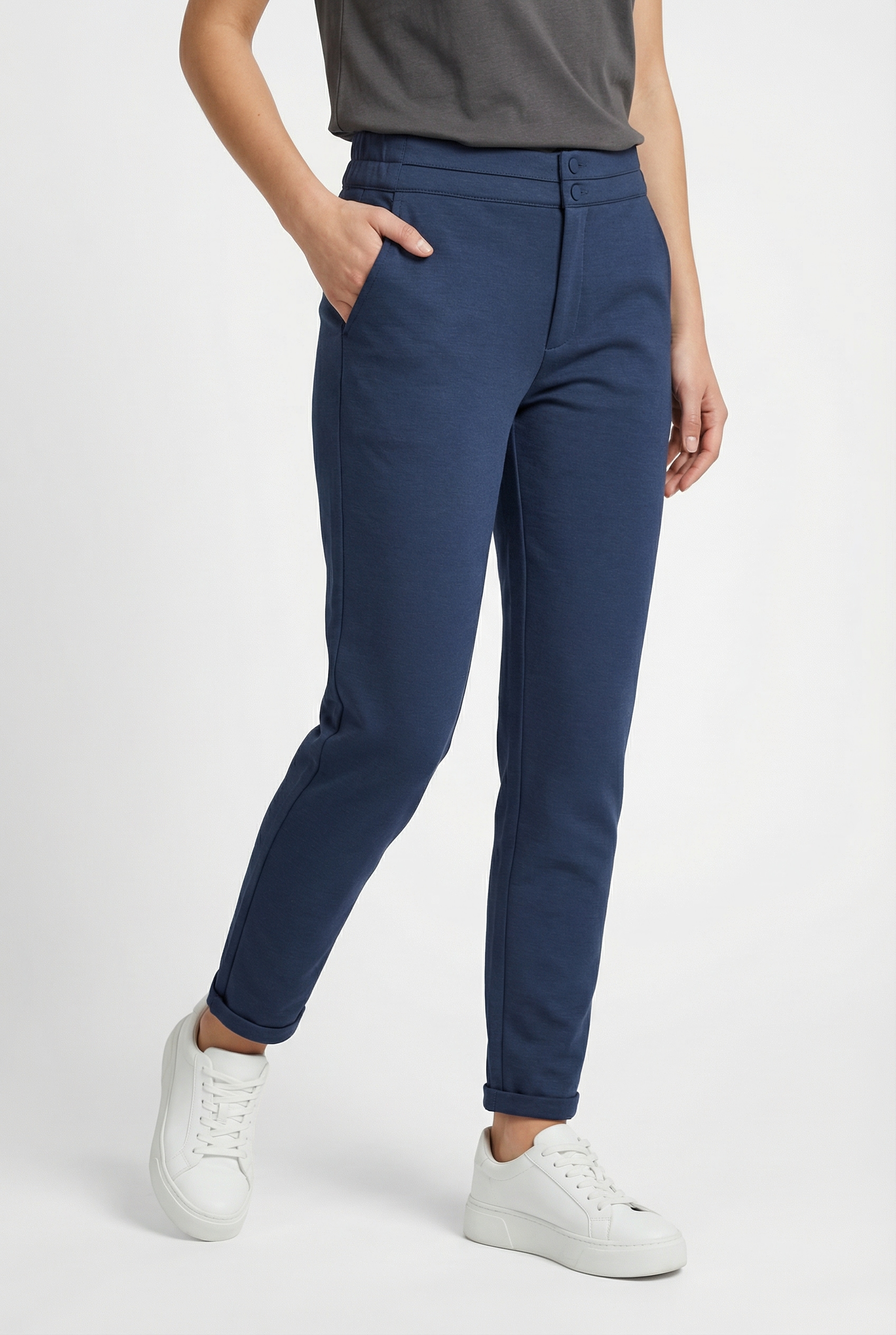 FREEQUENT Stoffhose "FQNANNI-ANKLE-PA" Sommerhose - knöchellänge und mit 2- günstig online kaufen