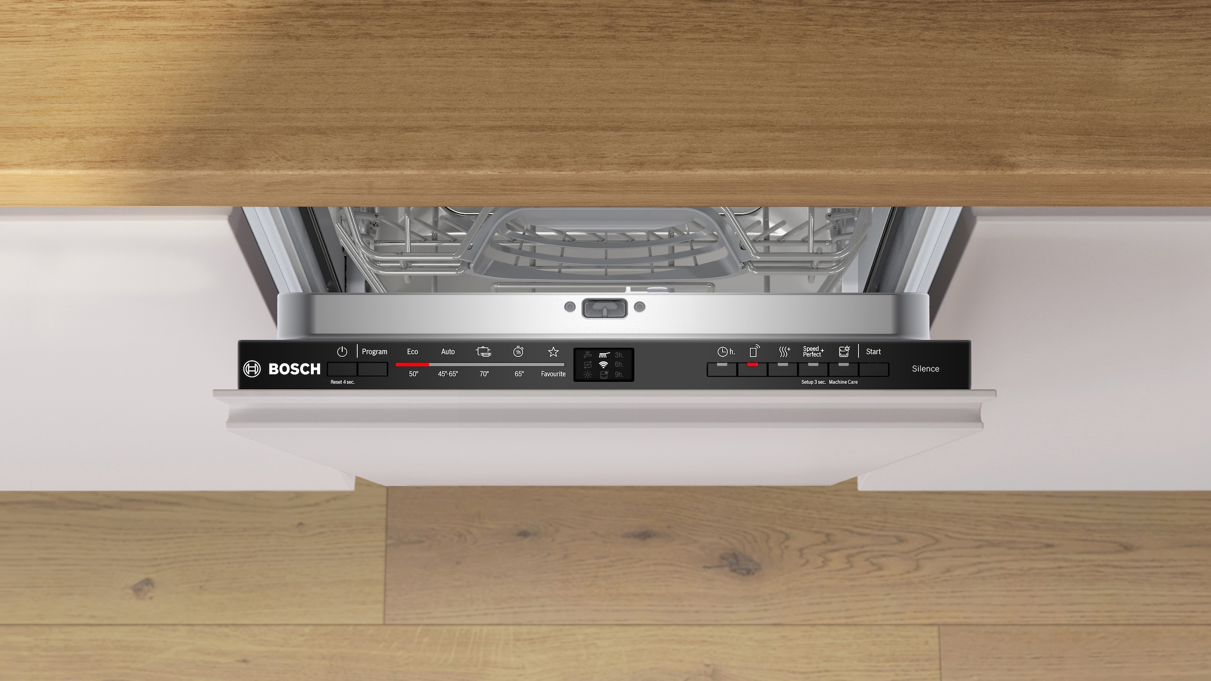 BOSCH vollintegrierbarer Geschirrspüler Serie 2 »SPV2HMX02E« 10 tlg. Maßgedecke