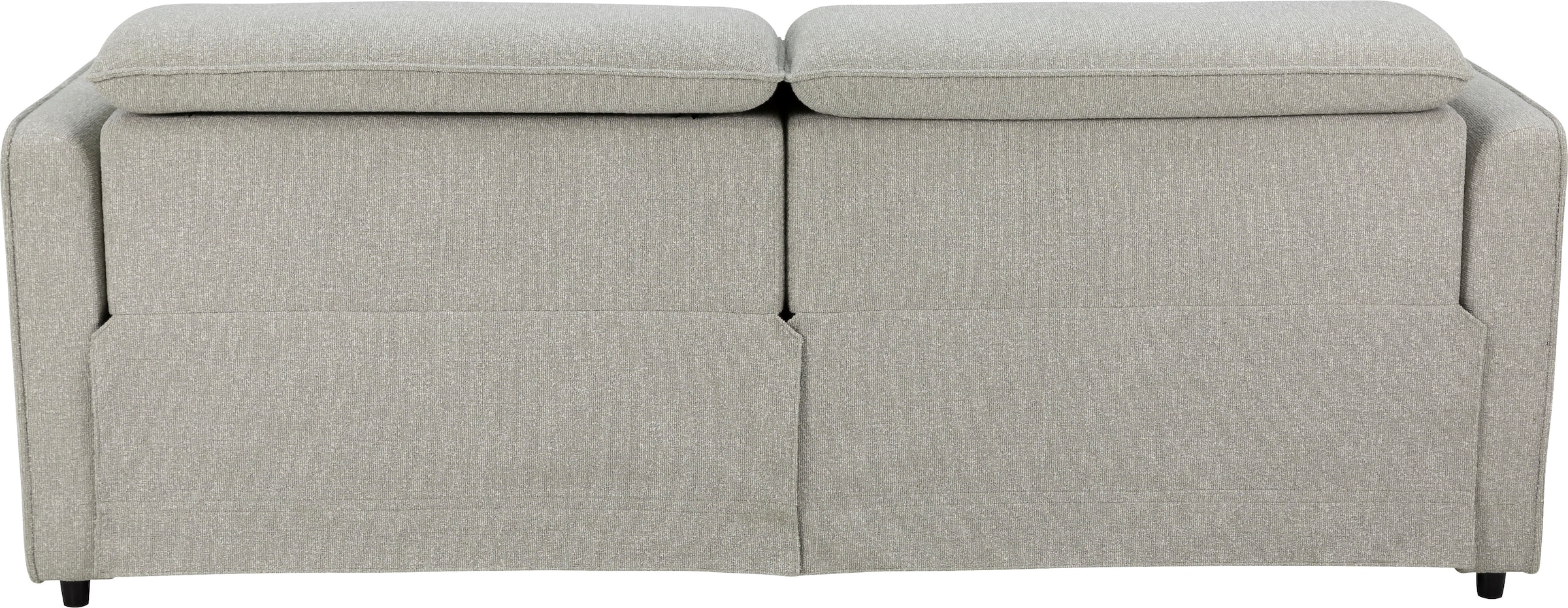 INOSIGN 2-Sitzer »KYLLY, XXL (208 cm) elektrische Relax- und Liegefunktion in 2 Sitzen«, Mega-Sofa, Kopfteilverstellung, USB A/ C, Federkern, Feinstruktur