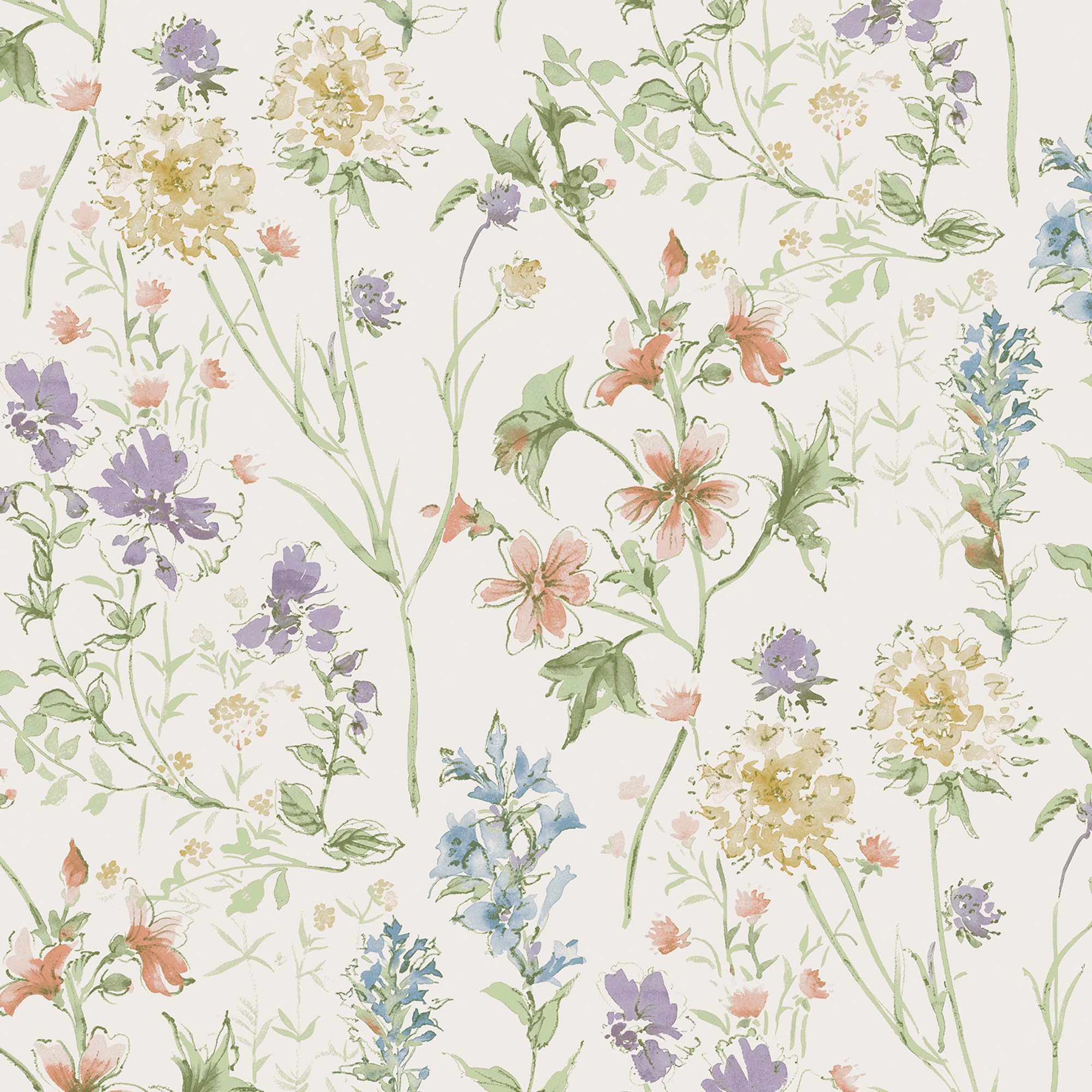 LAURA ASHLEY Vliestapete »Wild Meadow«, geblümt, 10mx52cm (ca. 5m2)