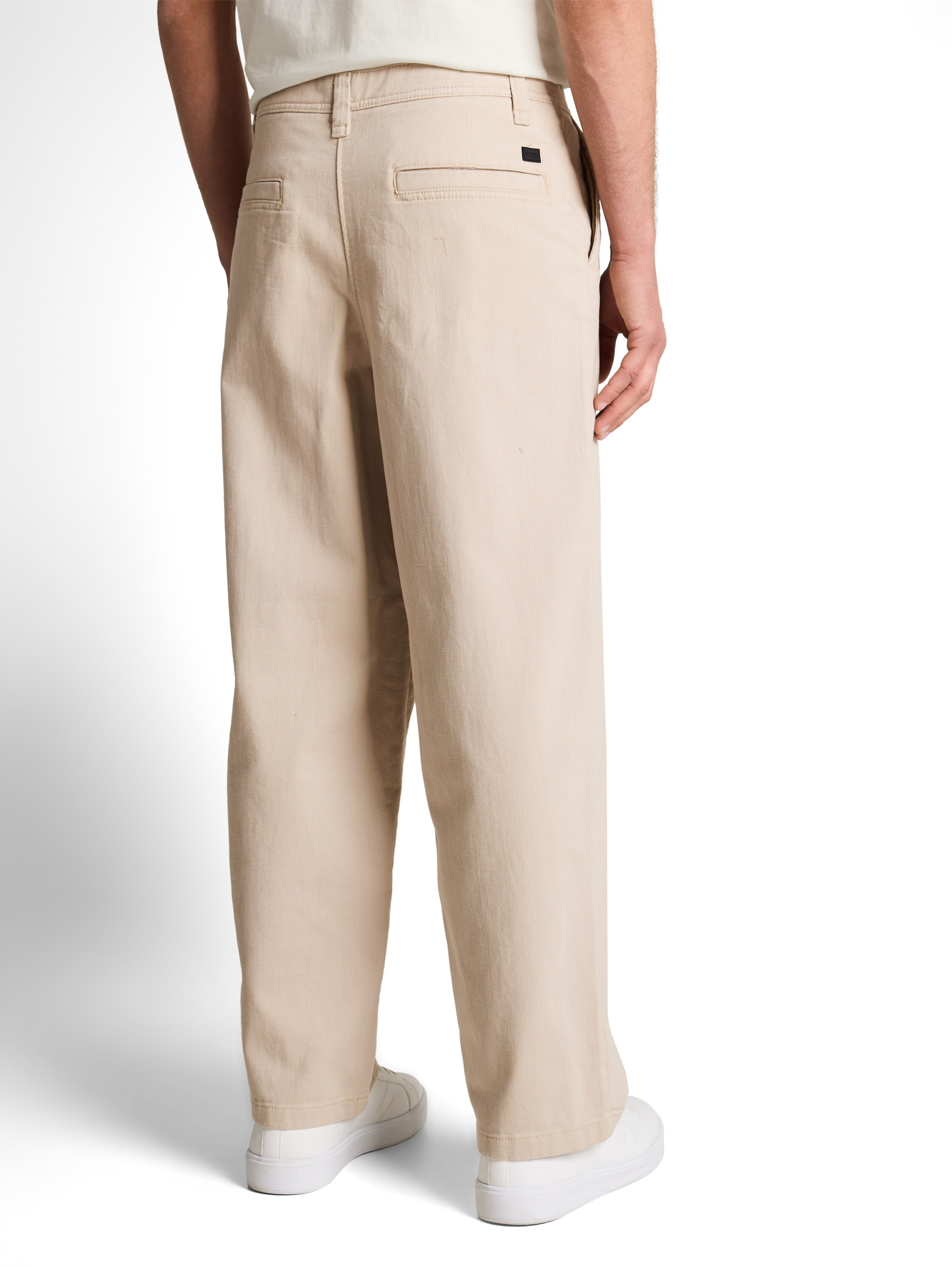 TOM TAILOR Denim Chinohose  aus Baumwolle und im Loose Fit