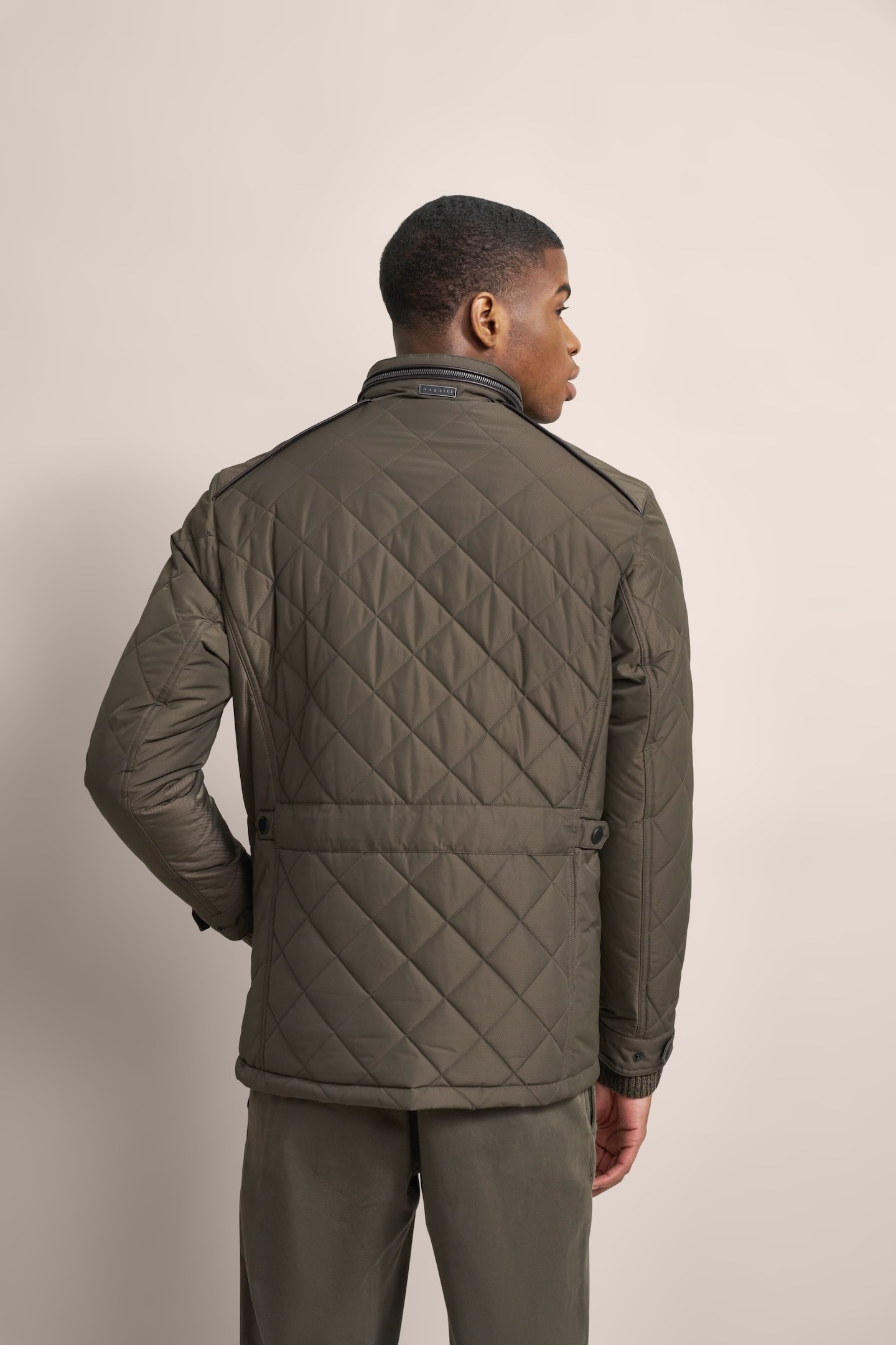 bugatti Langjacke, ohne Kapuze, im Rautenstepp