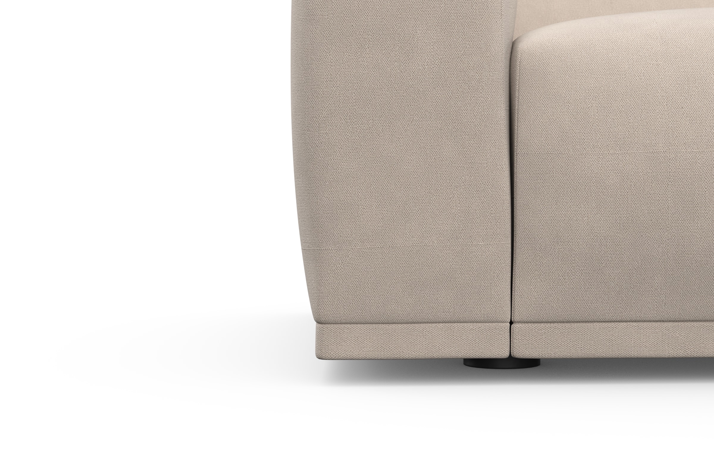 TRENDMANUFAKTUR Ecksofa »Braga, mit hochwertigem Kaltschaum, L-Form, in Cord erhältlich«, (2 St.), modernes Sofa, Couch mit hohem Sitzkomfort, 255/72/160 cm (B/H/T)