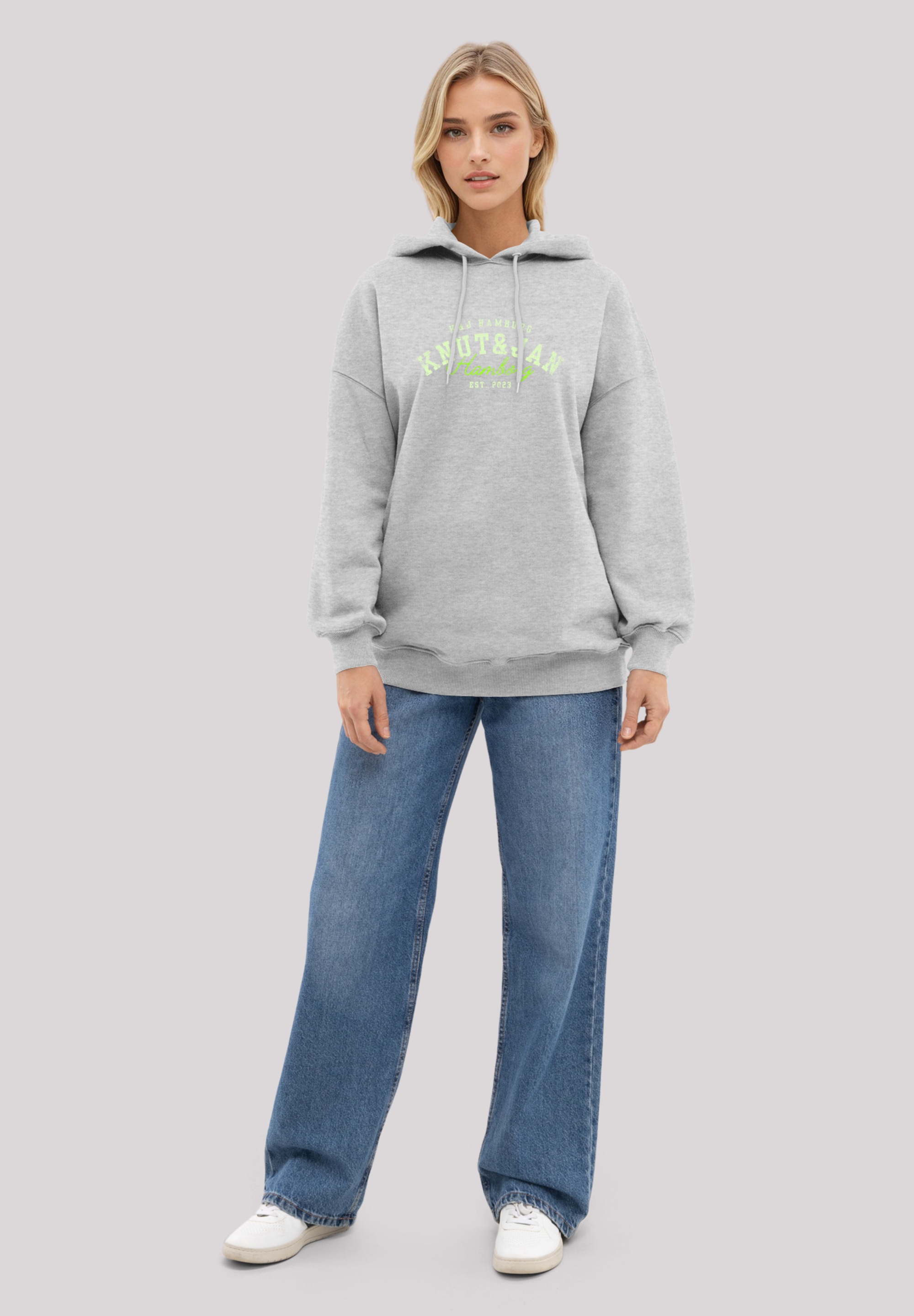 F4NT4STIC Kapuzenpullover »Knut & Jan Hamburg«, Premium Qualität