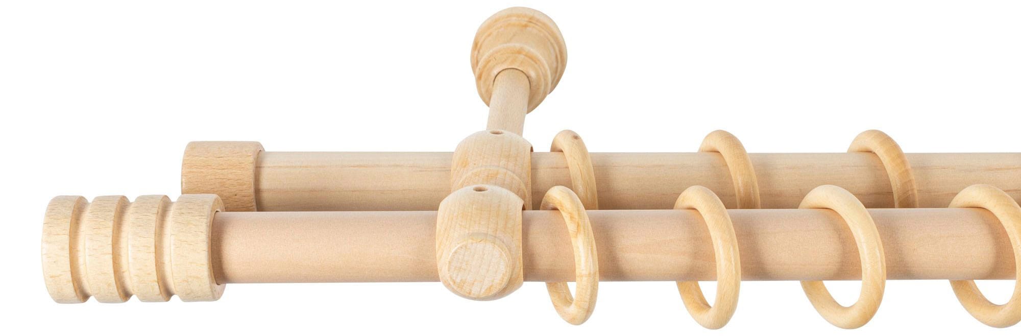 SN DECO GROUP Gardinenstange »Pisa«, 2 läufig-läufig, Fixmaß