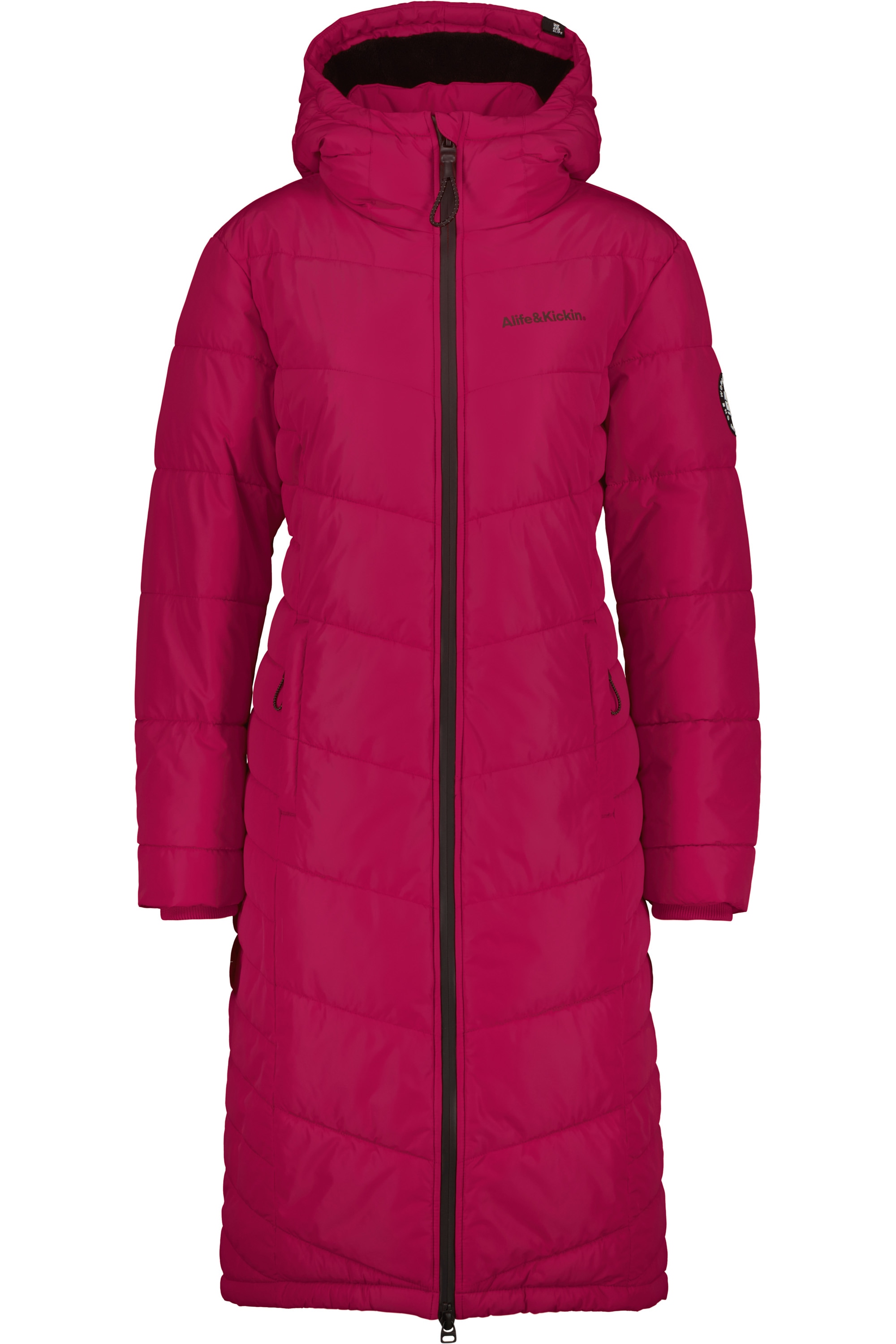 Alife & Kickin Winterjacke "Damen VedaAK A Parka Winterjacke, gefütterte Jacke" Leichter gefütterter Mantel mit weichem Teddyfell Innenfutter