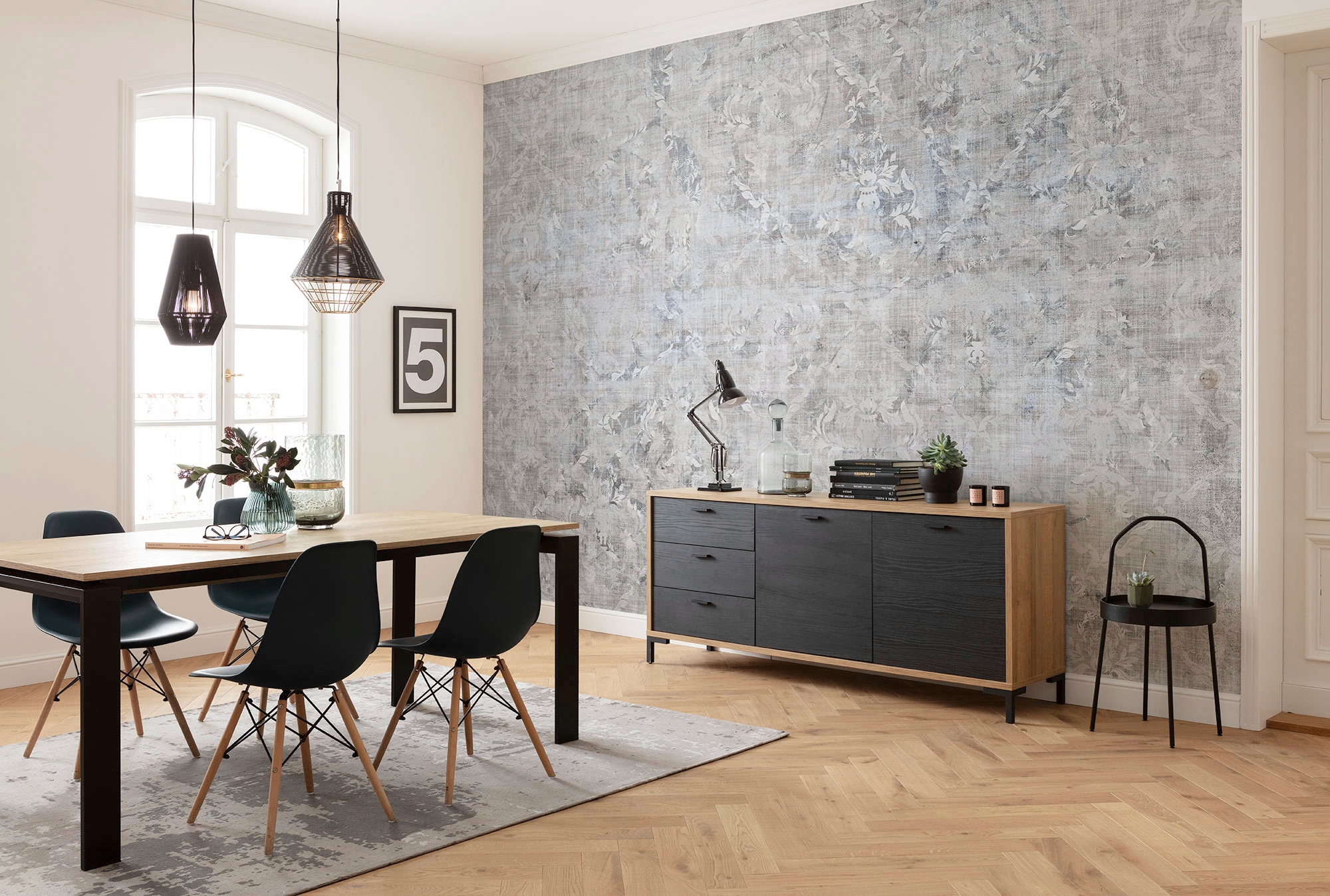 Komar Vliestapete »Digitaldruck Vlies - Origins - Größe 400 x 280 cm«, bedruckt, Wohnzimmer, Schlafzimmer
