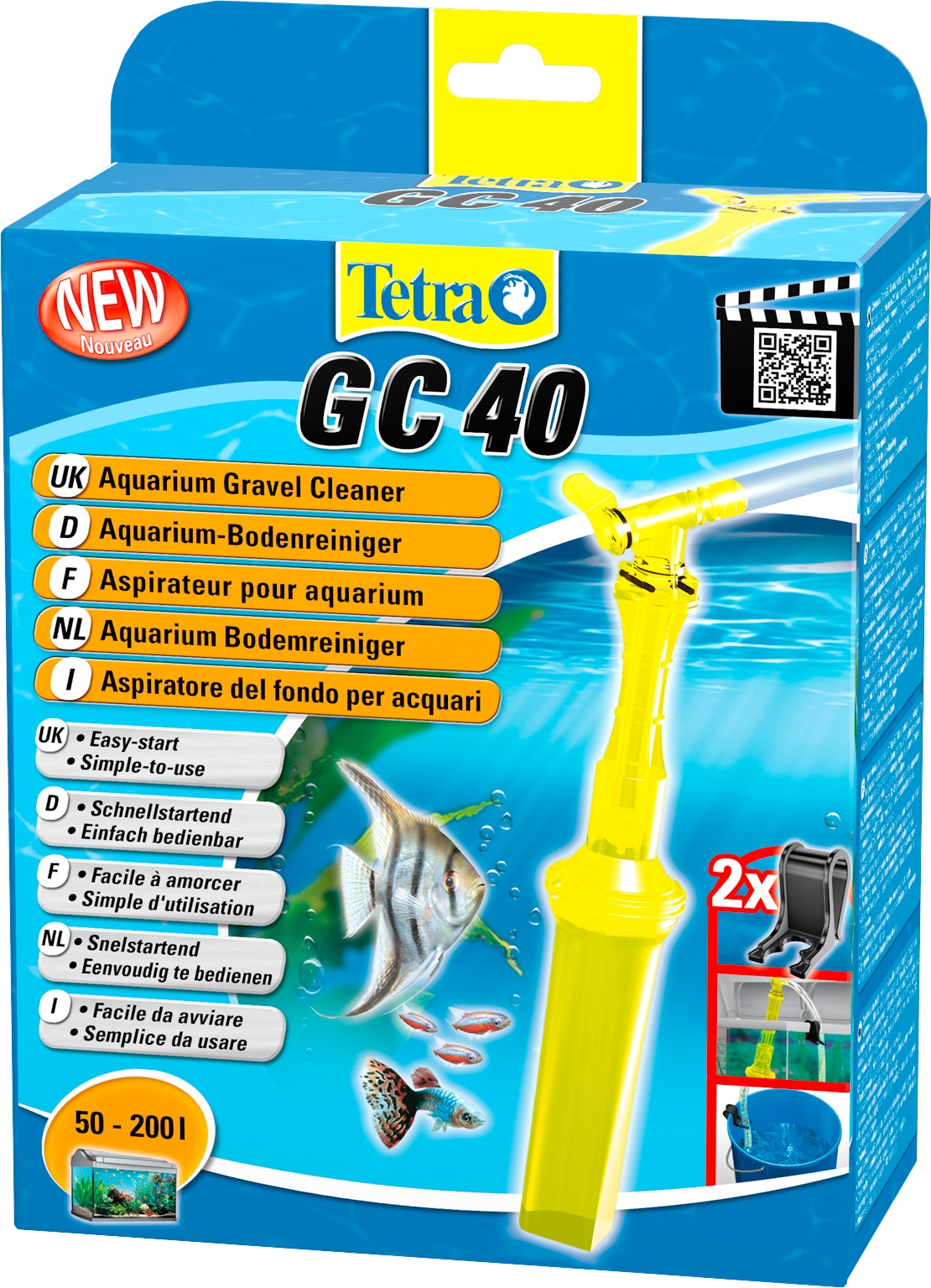 Tetra Aquarien-Set »AquaArt LED Explorer | BxTxH: 40 Bodenreiniger bestellen online GC Line«, BAUR cm, l, 51x33,5x51,5 inkl. 60