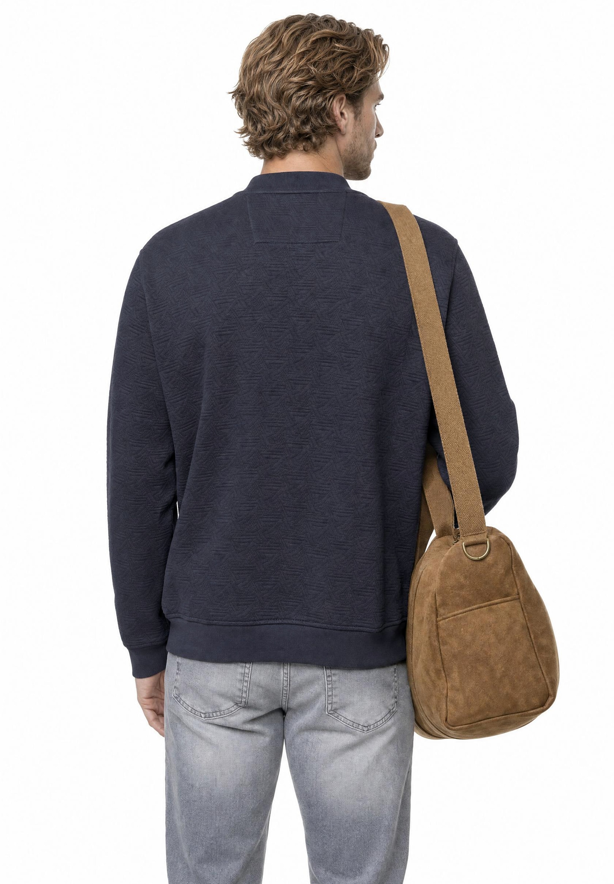 STREET ONE MEN Blouson ohne Kapuze mit Stehkragen
