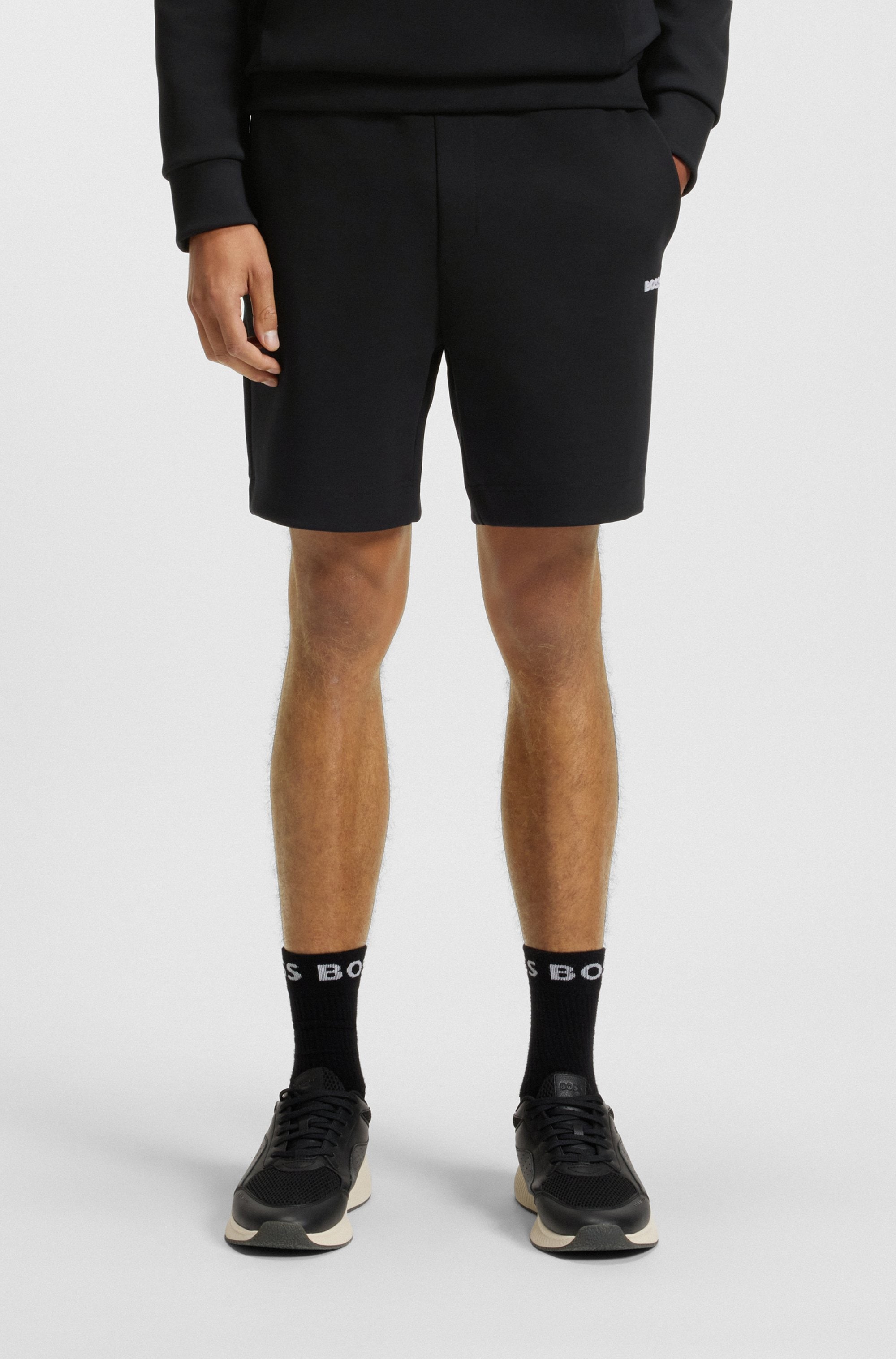 BOSS GREEN Sweatshorts "Zone", mit Streifendetails günstig online kaufen