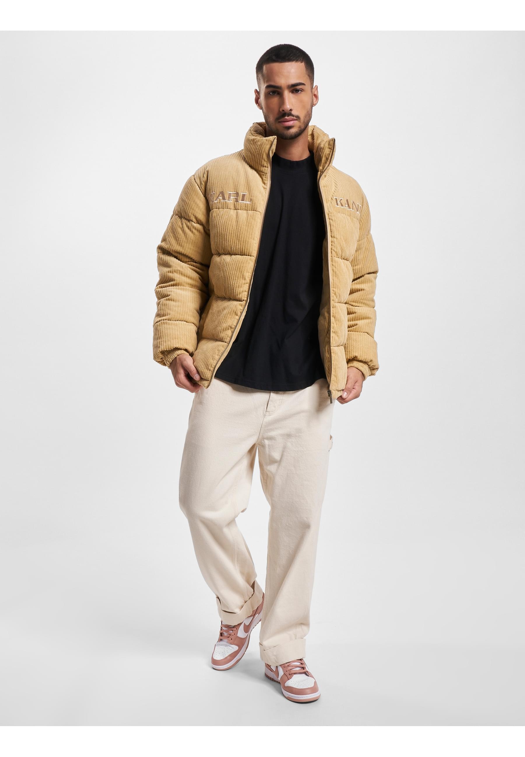 Karl Kani Winterjacke »Karl Kani Unisex KM233-038-2 KK Retro Corduroy Puffer Jacket«, (1 St.), ohne Kapuze