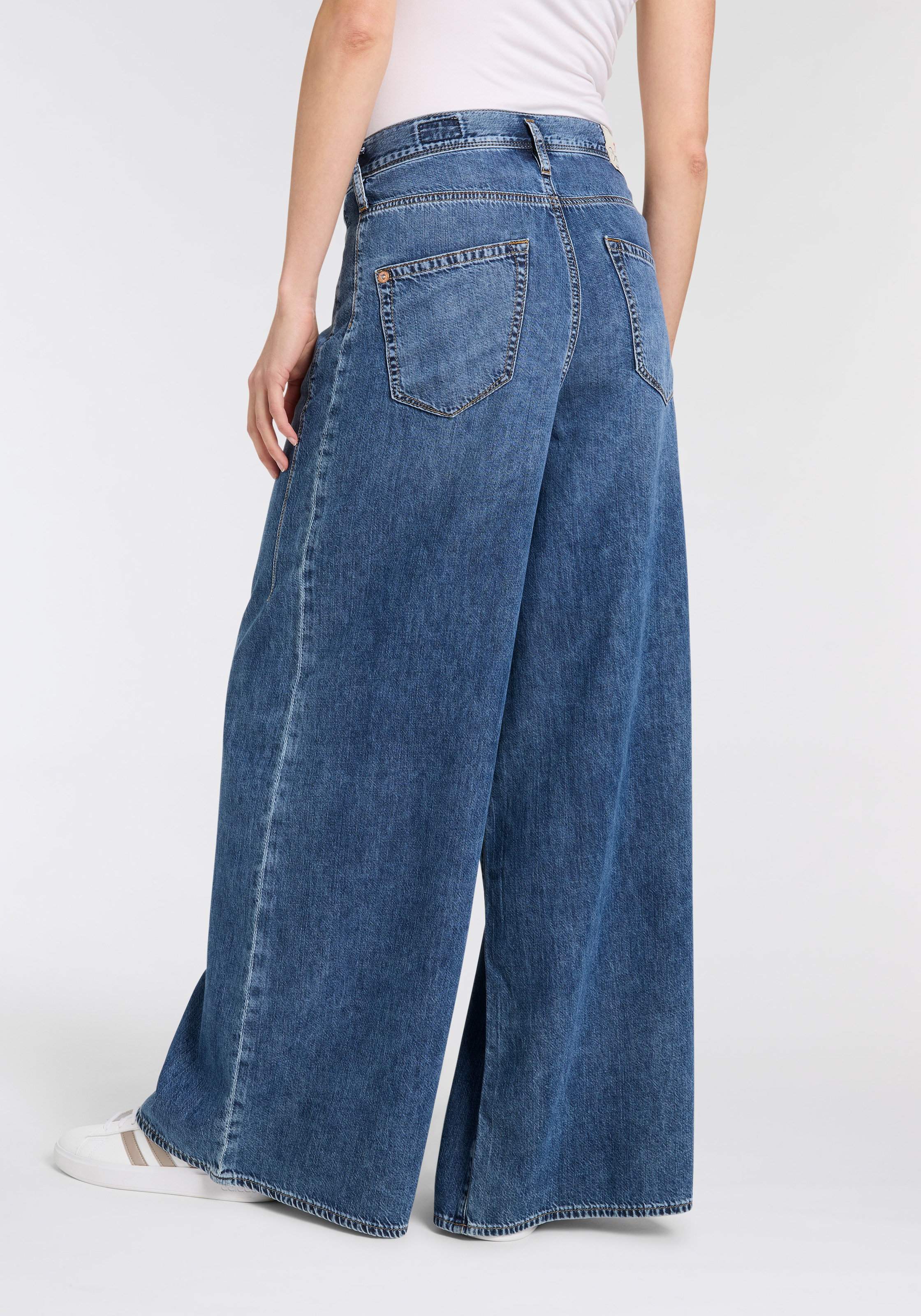 Herrlicher Weite Jeans "Shyra Palazzo Denim Light" günstig online kaufen