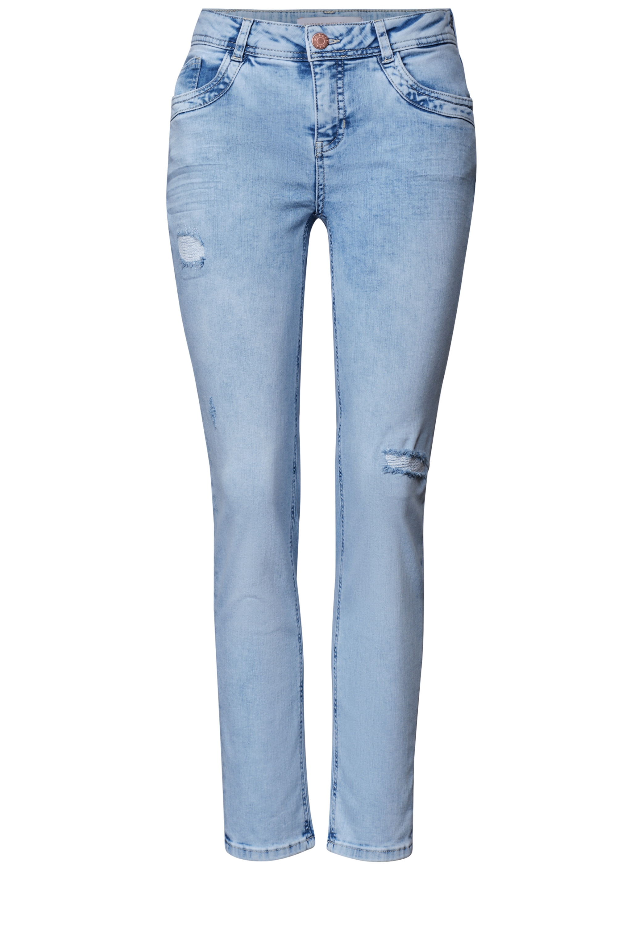 STREET ONE Slim-fit-Jeans Middle Waist
