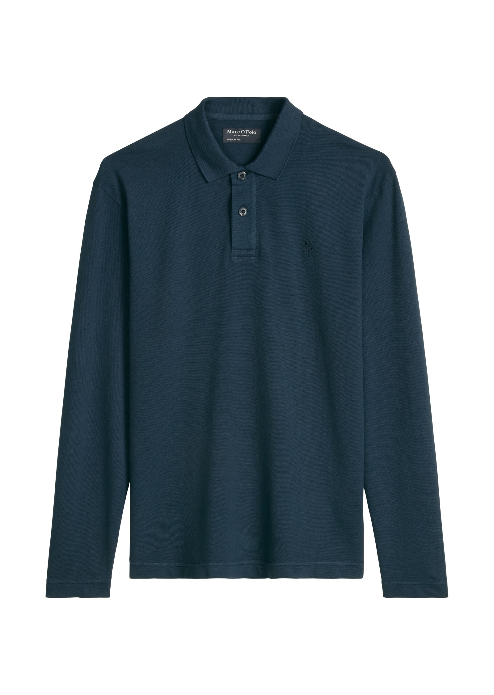 Marc O'Polo Langarm-Poloshirt »aus Bio-Baumwolle mit Elasthan«