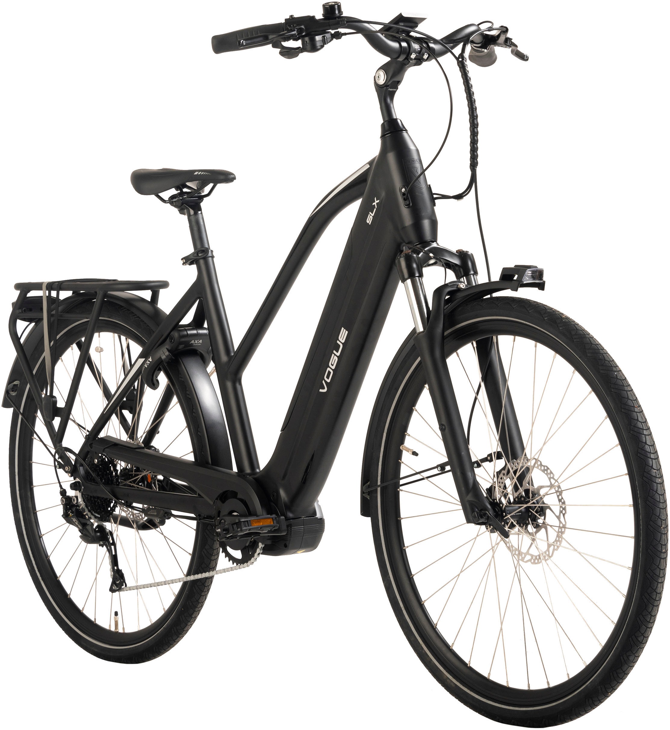 VOGUE BIKE E-Bike »SLX«, 9 Gang, Shimano, Alivio, Mittelmotor 250 W, Pedelec, Elektrofahrrad für Damen u. Herren