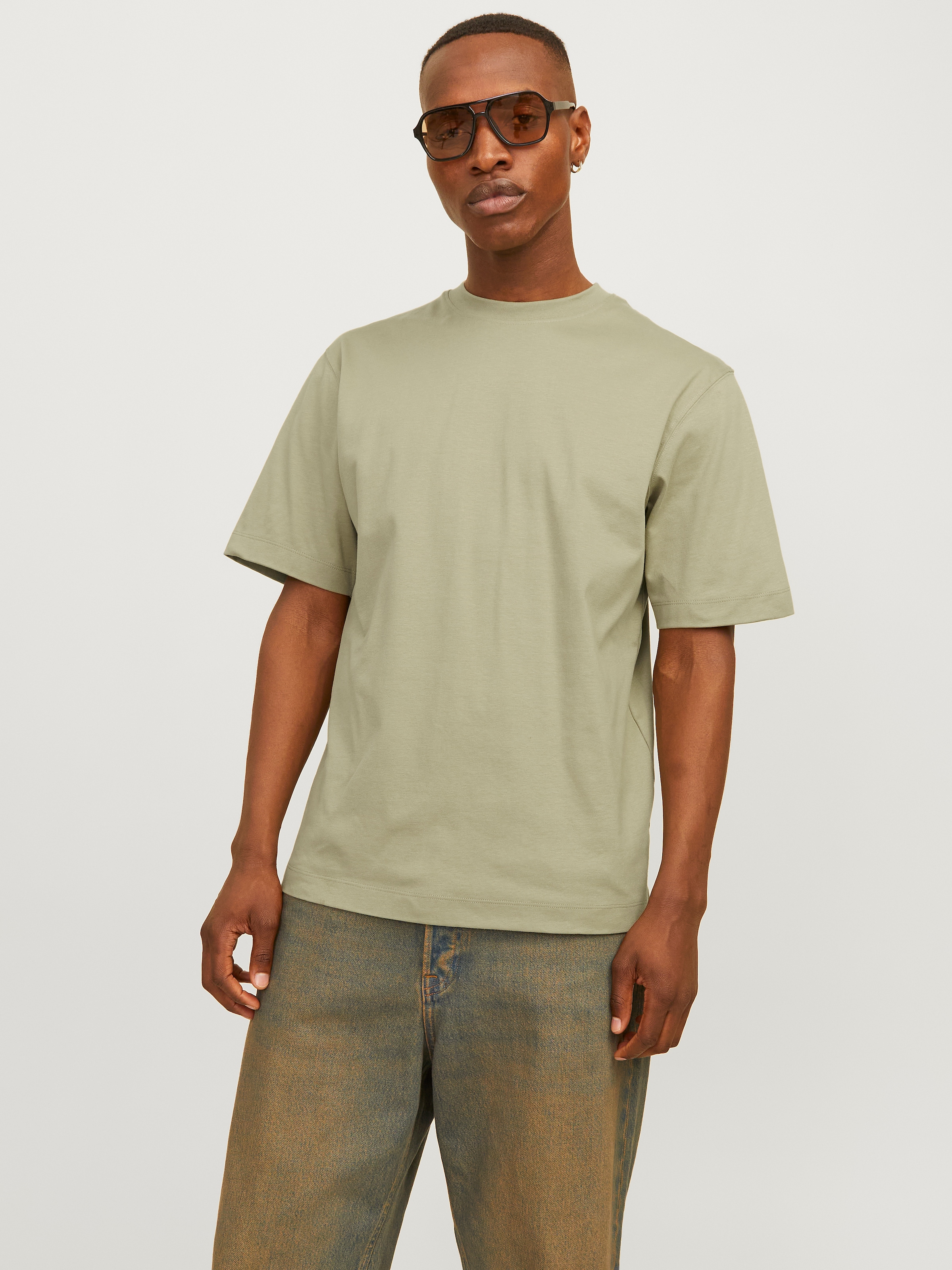 Jack & Jones "JJEURBAN EDGE TEE SS O-NECK NOOS" mit Rundhalsausschnitt günstig online kaufen