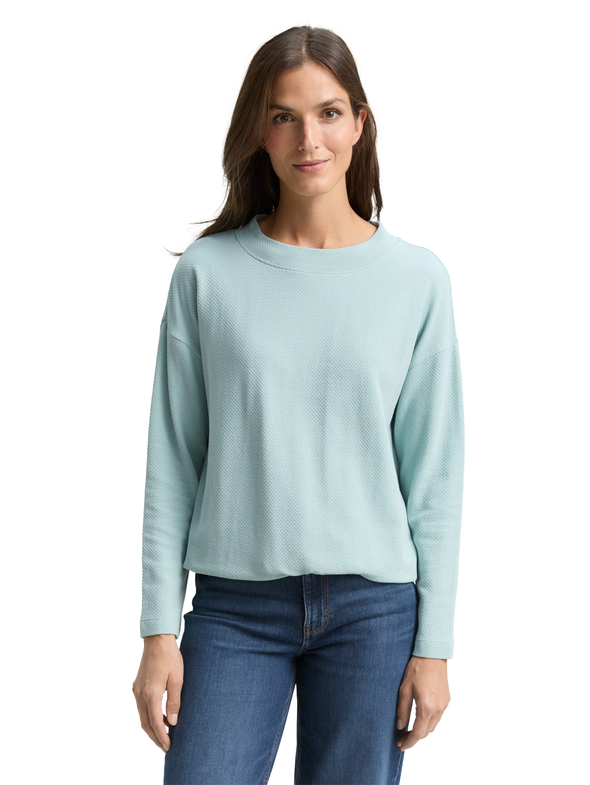 TOM TAILOR Sweatshirt , mit Kordelzug am Saum

