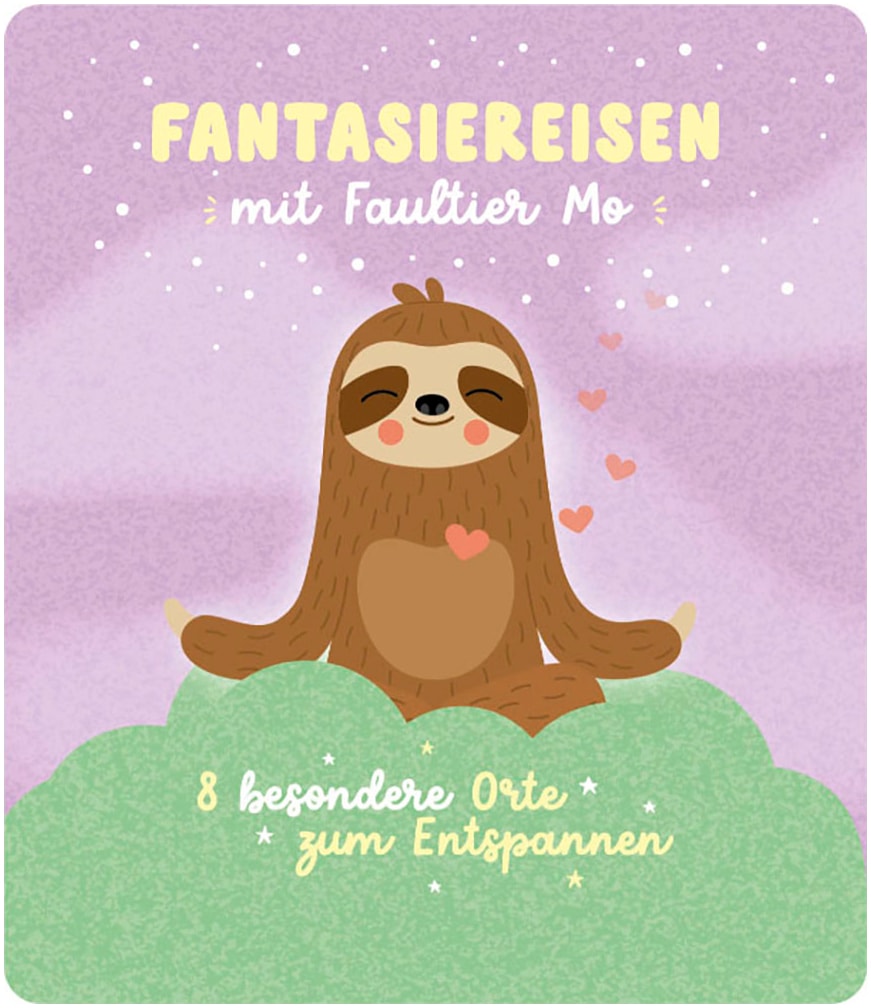tonies Hörspielfigur »Fantasiereisen mit Faultier Mo - 8 besondere Orte zum Entspannen«