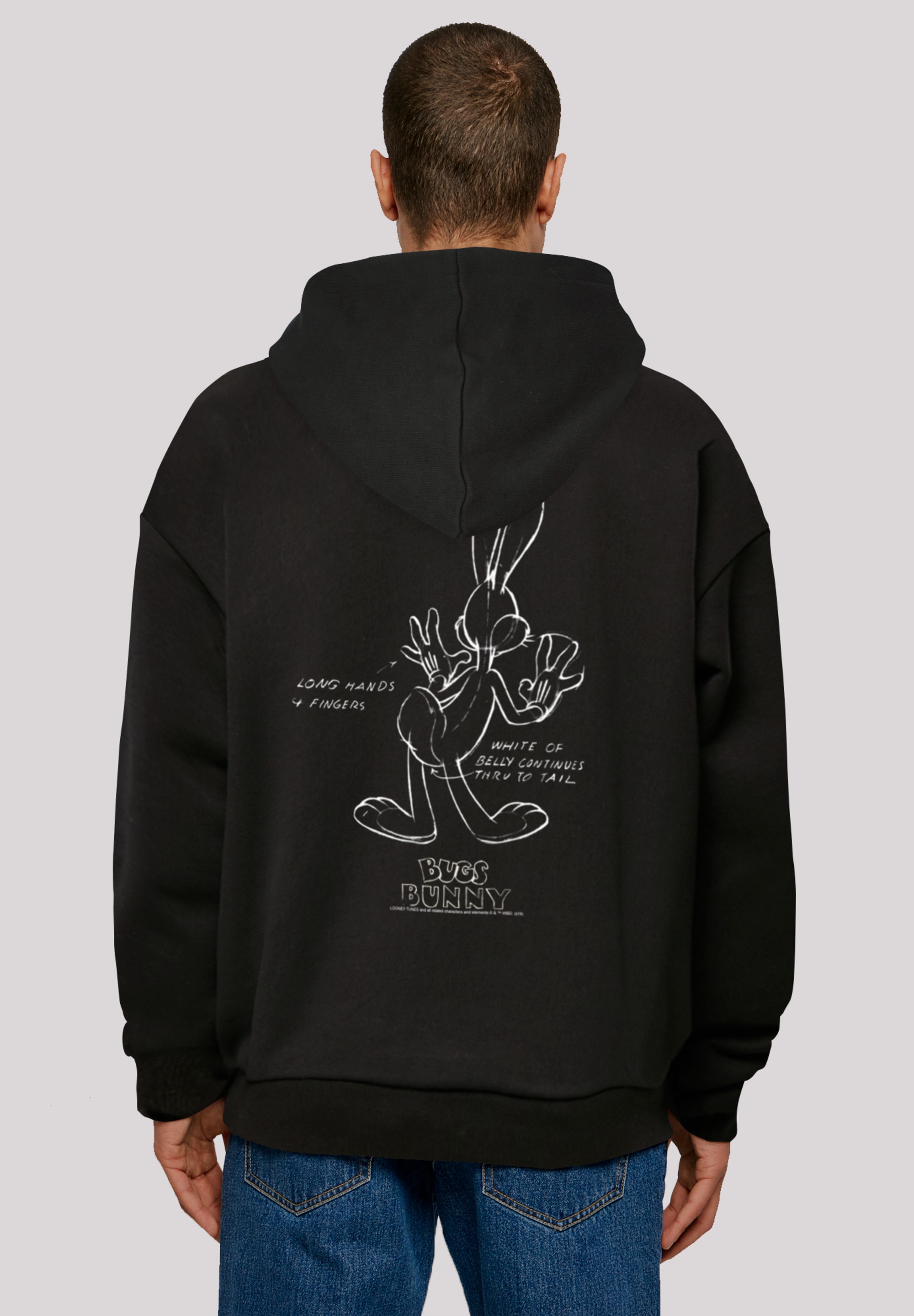 F4NT4STIC Kapuzenpullover "Looney Tunes Bugs Bunny White Belly", Print günstig online kaufen