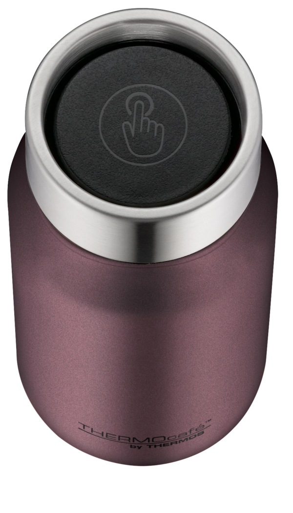 THERMOcafé Thermobecher »TC DRINKING MUG, absolut dicht, spülmaschinenfest« 0,35l, 8h heiß & 16h kalt, zerlegbares Push Button Lid
