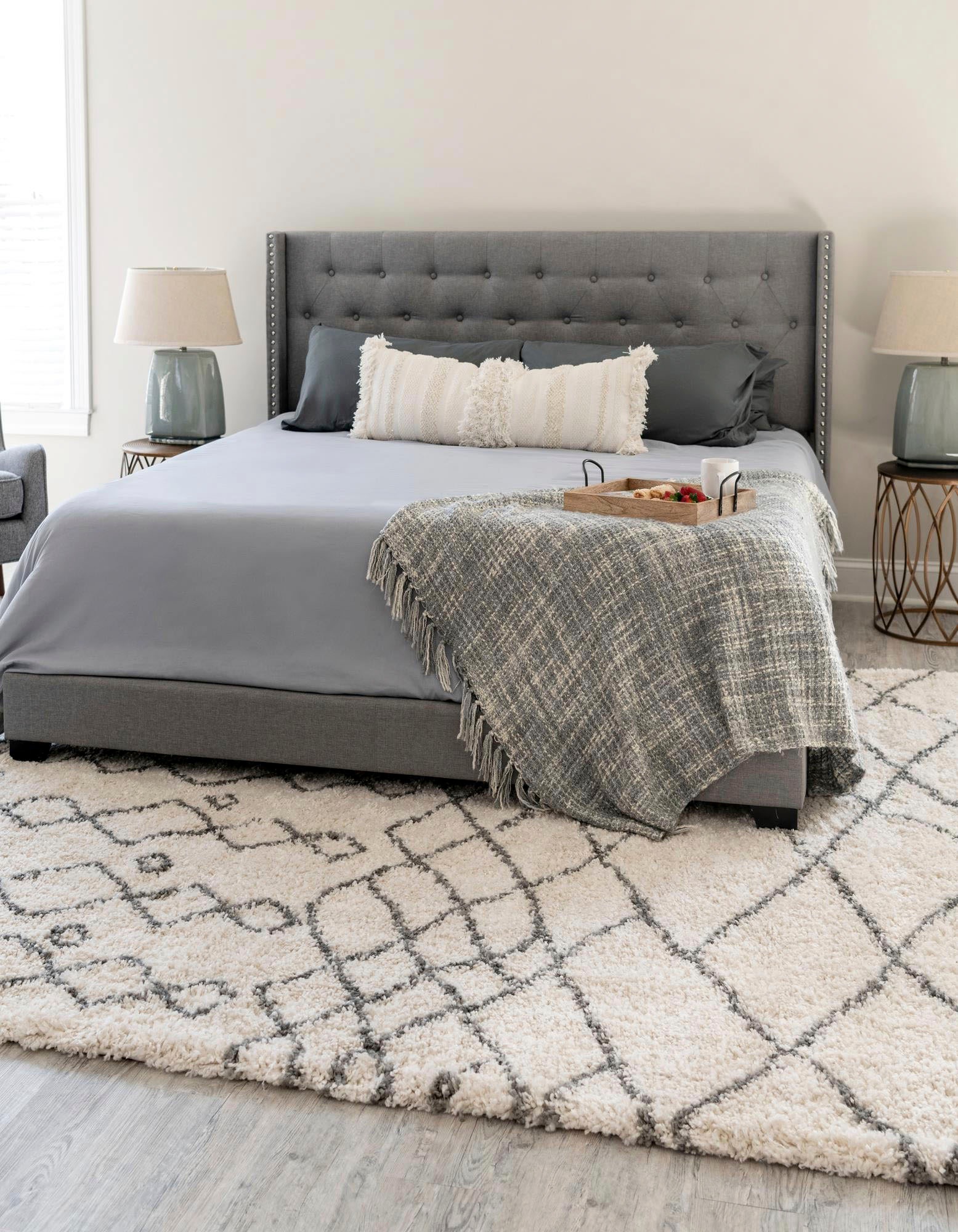 Myflair Möbel & Accessoires Hochflor-Teppich »Temara Shag Lagerräumung«, rechteckig, 51 mm Höhe, gewebt, Scandi Design, ideal im Wohnzimmer & Schlafzimmer