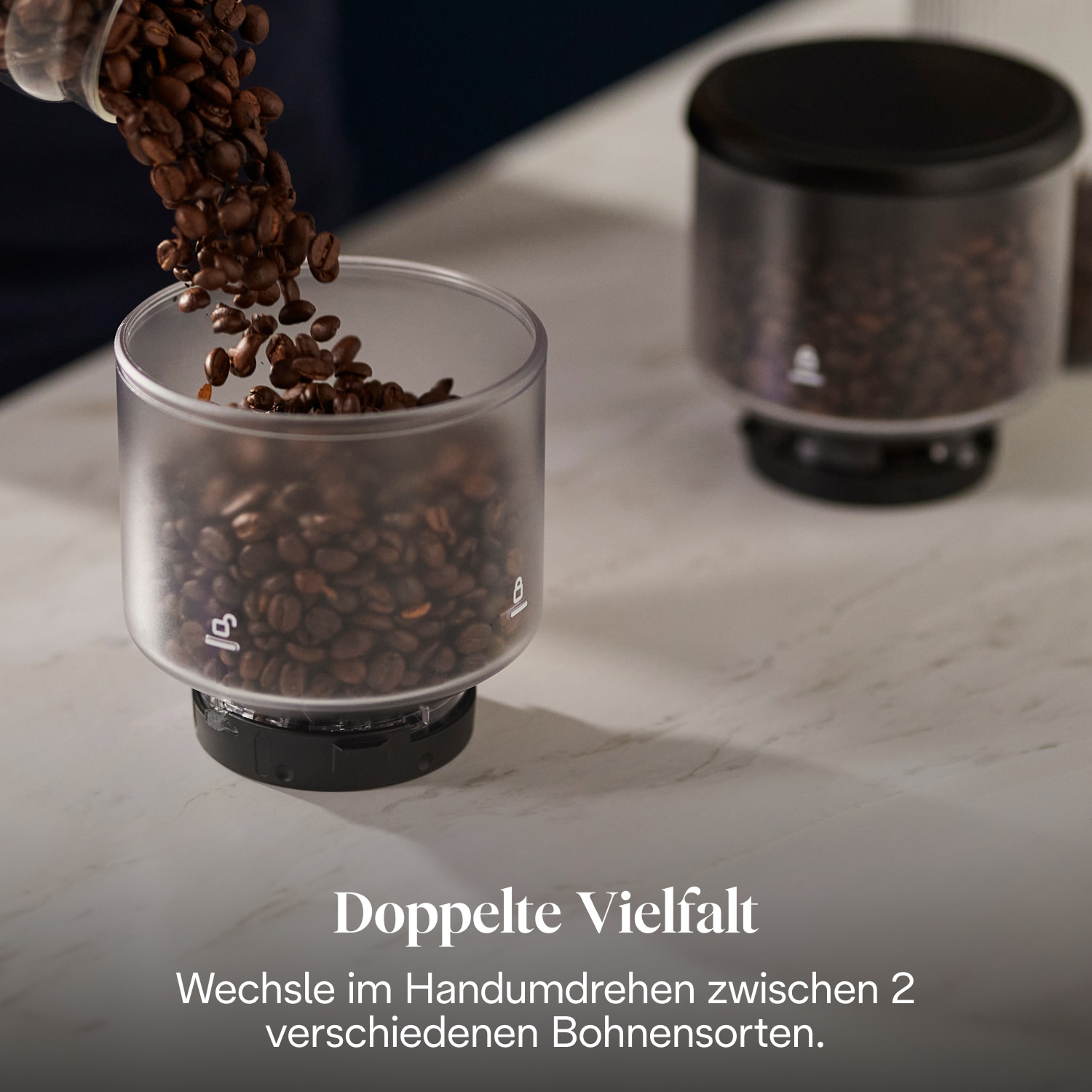 De'Longhi Kaffeevollautomat »Rivelia Start EXAM420.55.BXL - 10 Rezepte, Cold Brew & 2 Bohnenbehälter« Schwarz, Extra-Shot-Funktion, innovatives Bean-Switch System