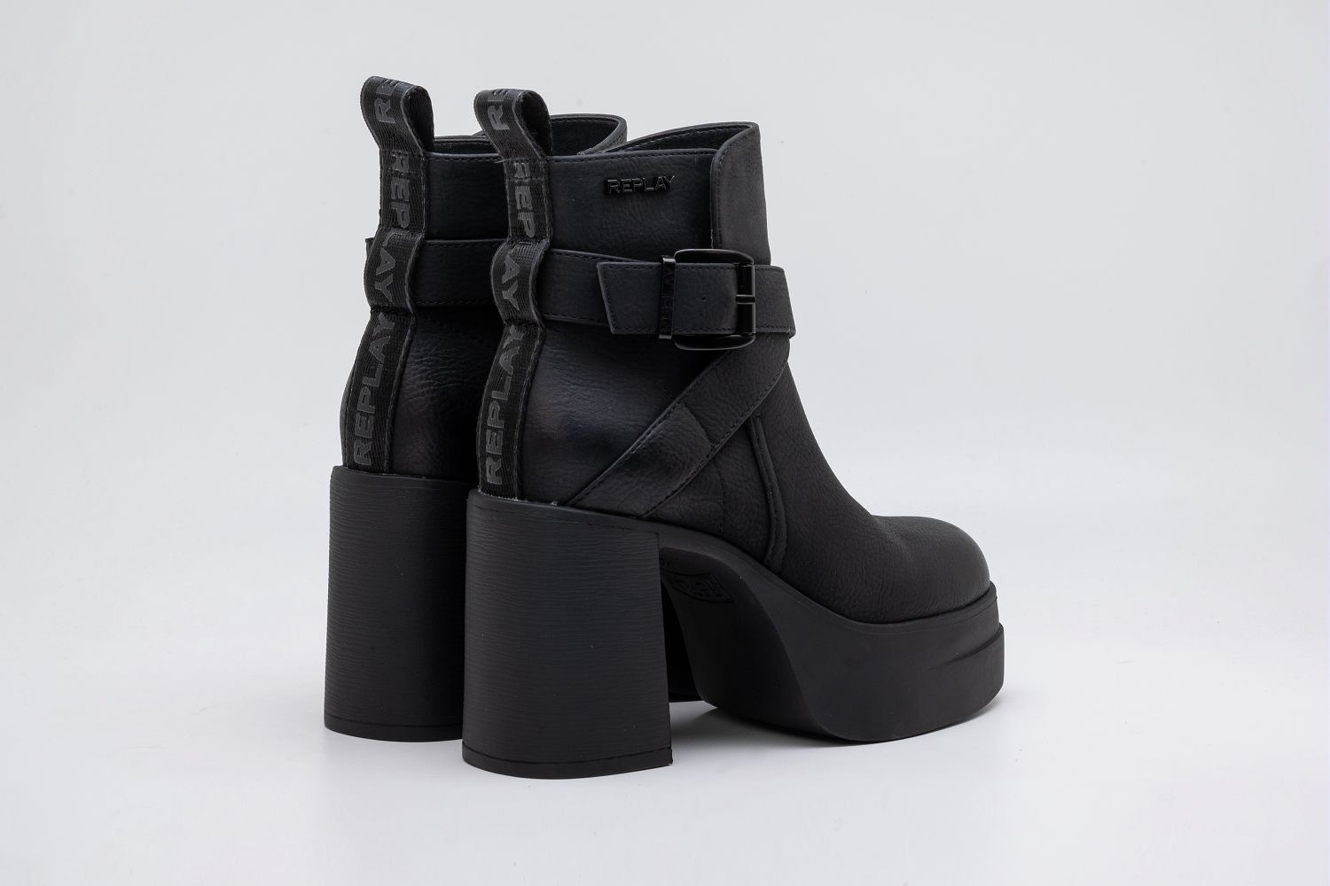 Replay Plateaustiefelette "ANGELA STRAP OIL", High Heel Stiefelette, Chunky günstig online kaufen