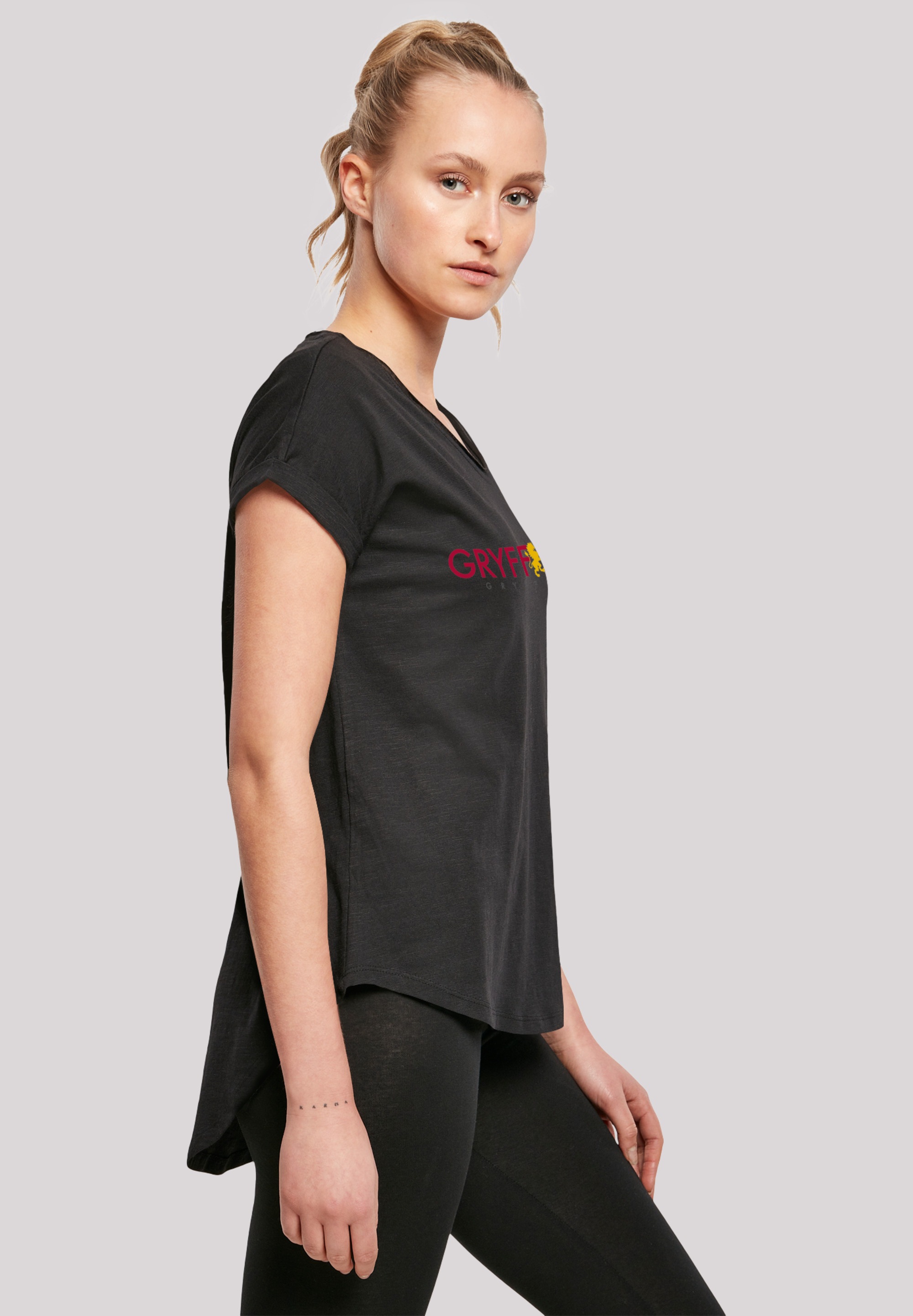 F4NT4STIC T-Shirt »Harry Potter Gryffindor Text«, Print