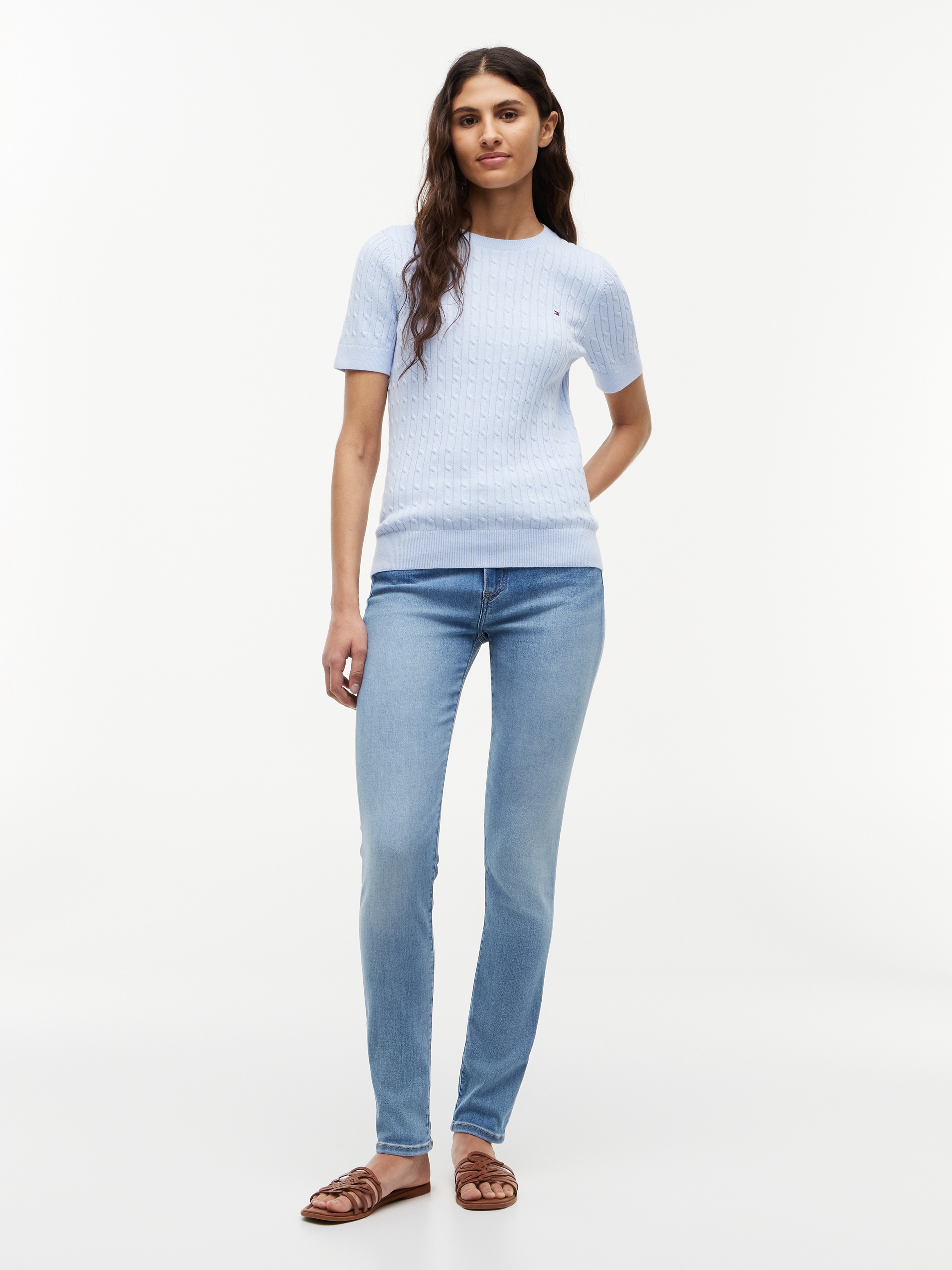 Tommy Hilfiger Skinny-fit-Jeans »COMO SKINNY KATY RW« Baumwollmischung, regular waist
