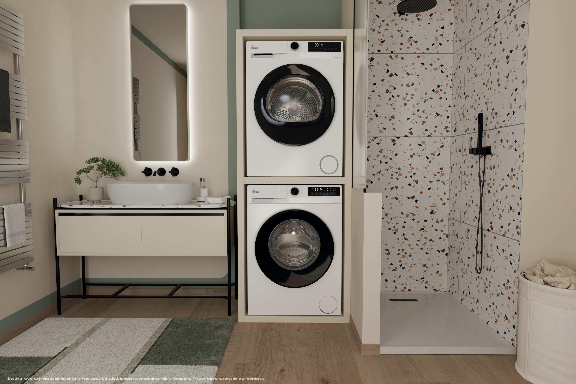 Hoover Wärmepumpentrockner »HPGDL 8N2B-84« AI Smart Move: Verhindert das Verknoten der Wäsche