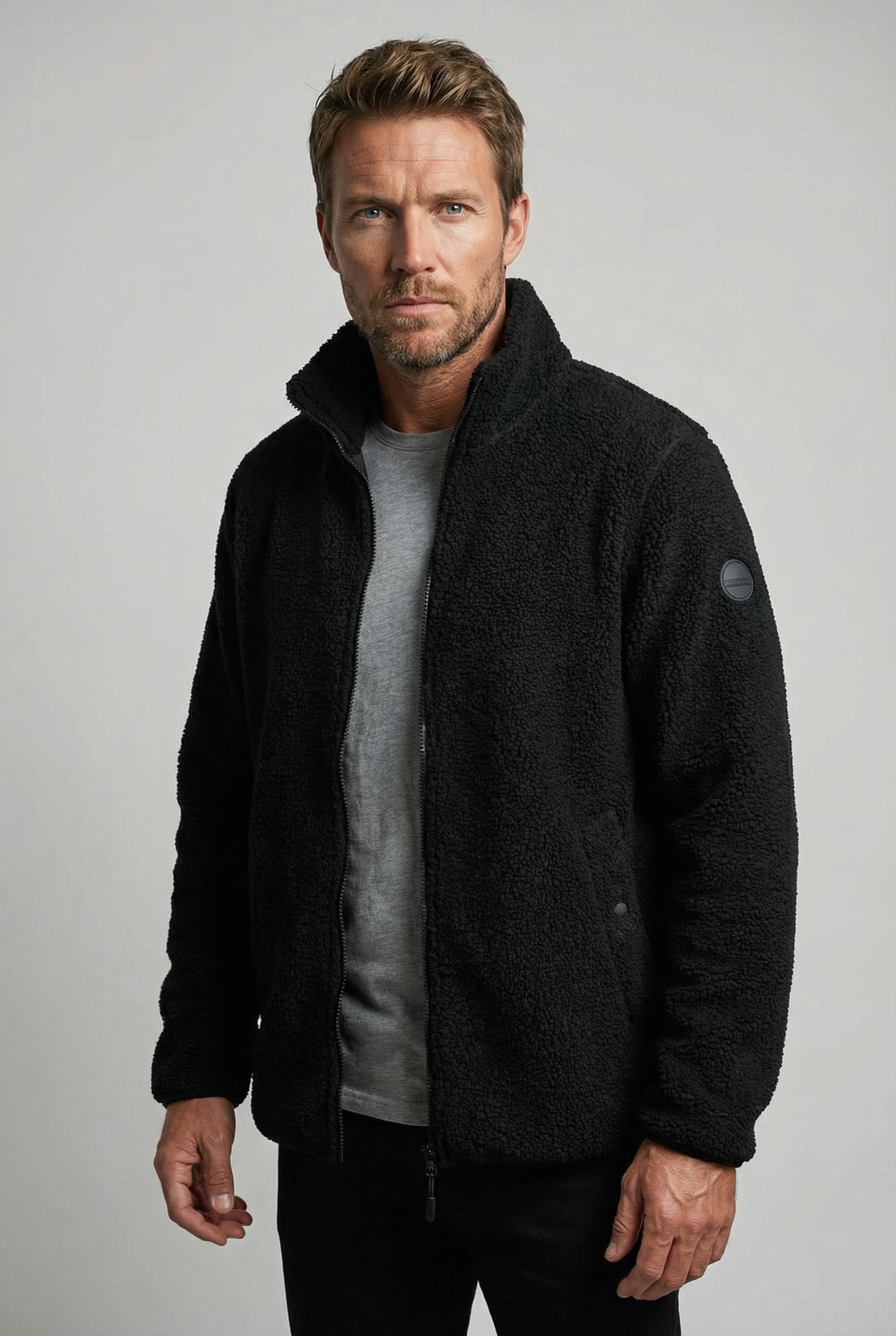 Icepeak Fleecejacke "ICEPEAK PUEBLO" mit Reißverschluss, normale Passform, aus Polyester