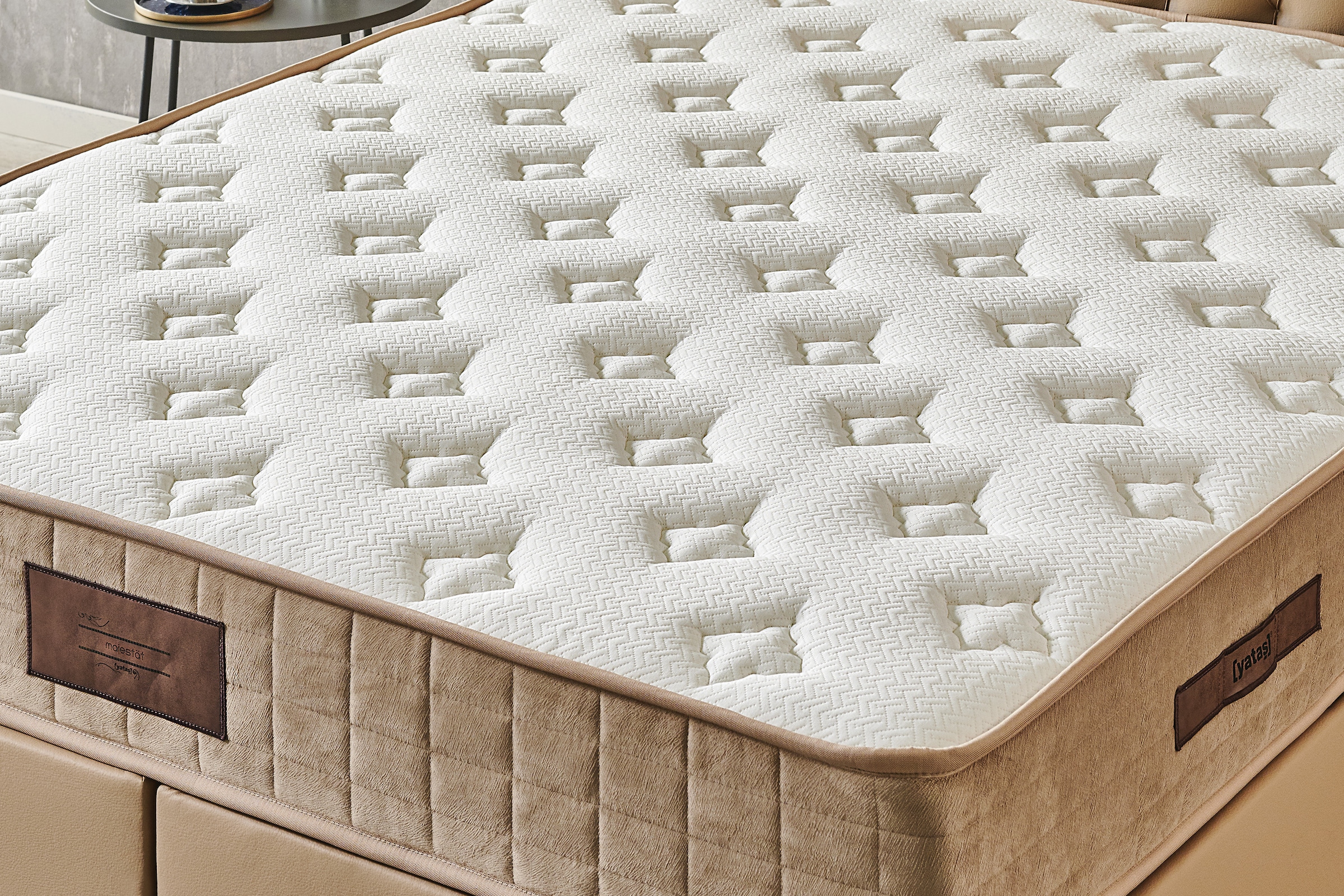 Yatas Bedding Bonnellfederkernmatratze »Majestät Luxus, Matratze 90x200, 140x200 cm & weitere Größen«, 30 cm hoch, 207 Federn, (1 St.), H3, wendbar, ergonomisch, atmungsaktiv