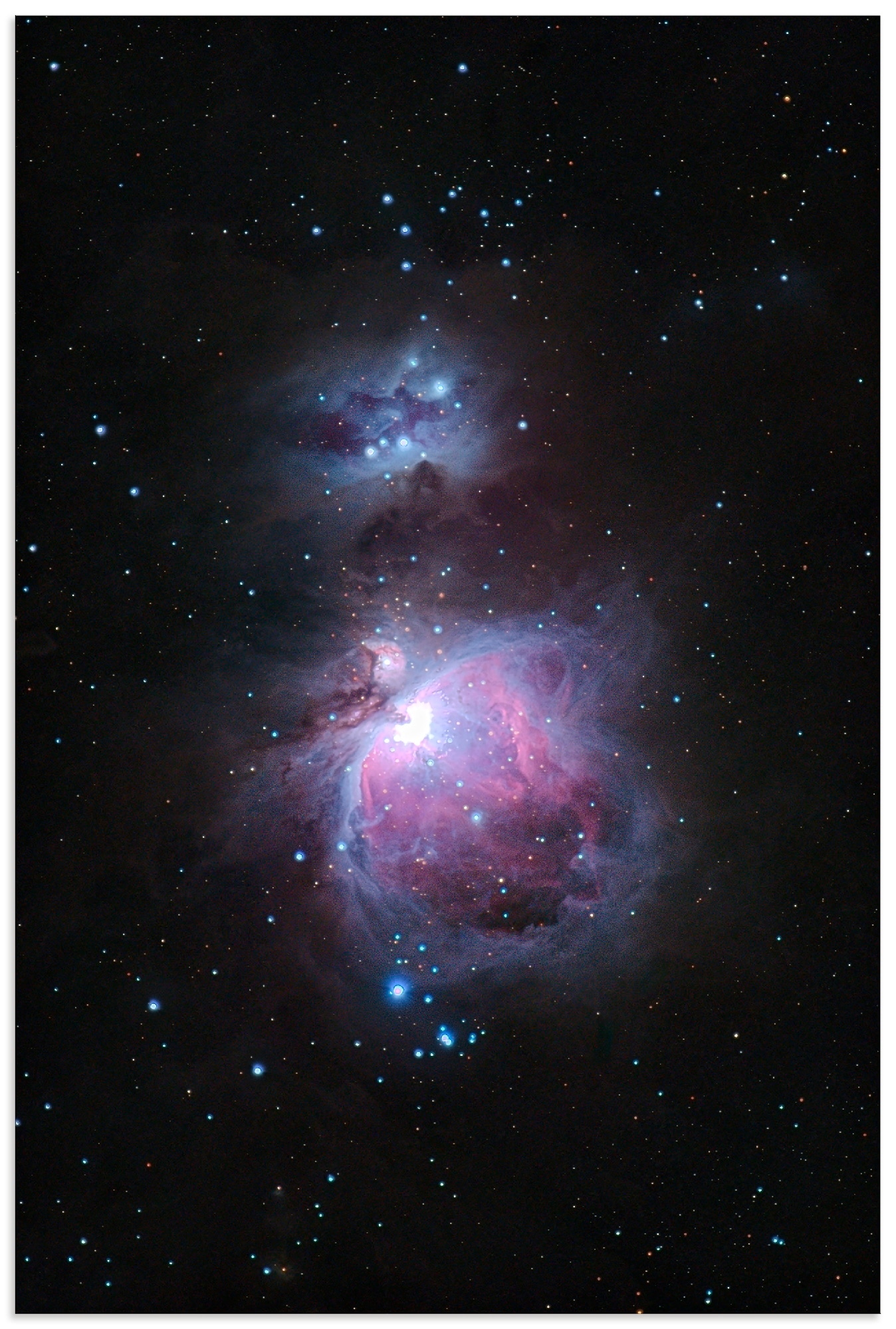 Artland Wandbild "Orionnebel im Sternbild Orion" 1 Stk. tlg. als Alubild, Leinwandbild, Poster, Wandaufkleber in verschied. Größen
