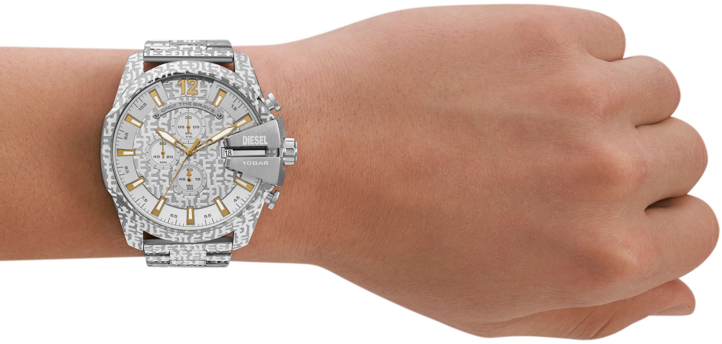 Diesel Chronograph »MEGA CHIEF, DZ4636«, Quarzuhr, Armbanduhr 