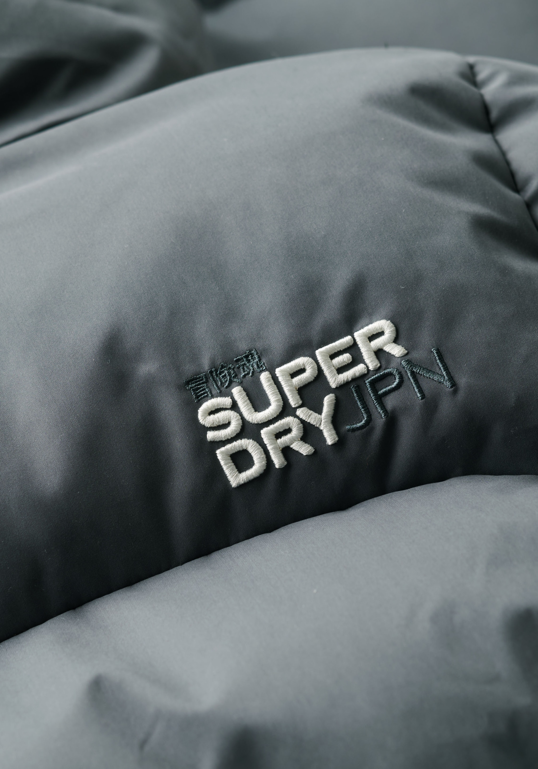 Superdry Steppjacke »MICROFIBRE LONGLINE PUFFER JKT«