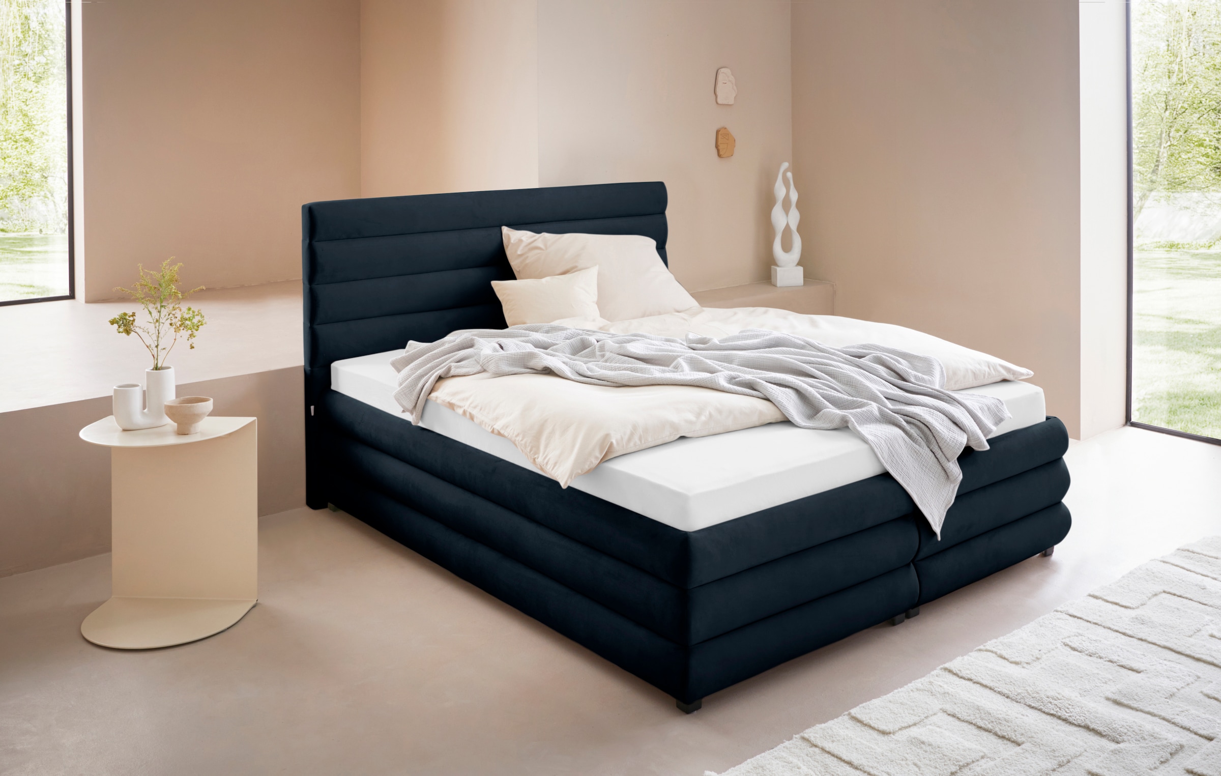 LeGer Home by Lena Gercke Polsterbett "Maylis" wahlweise mit und ohne Matratze und Lattenrost, auch in 200cm Breite