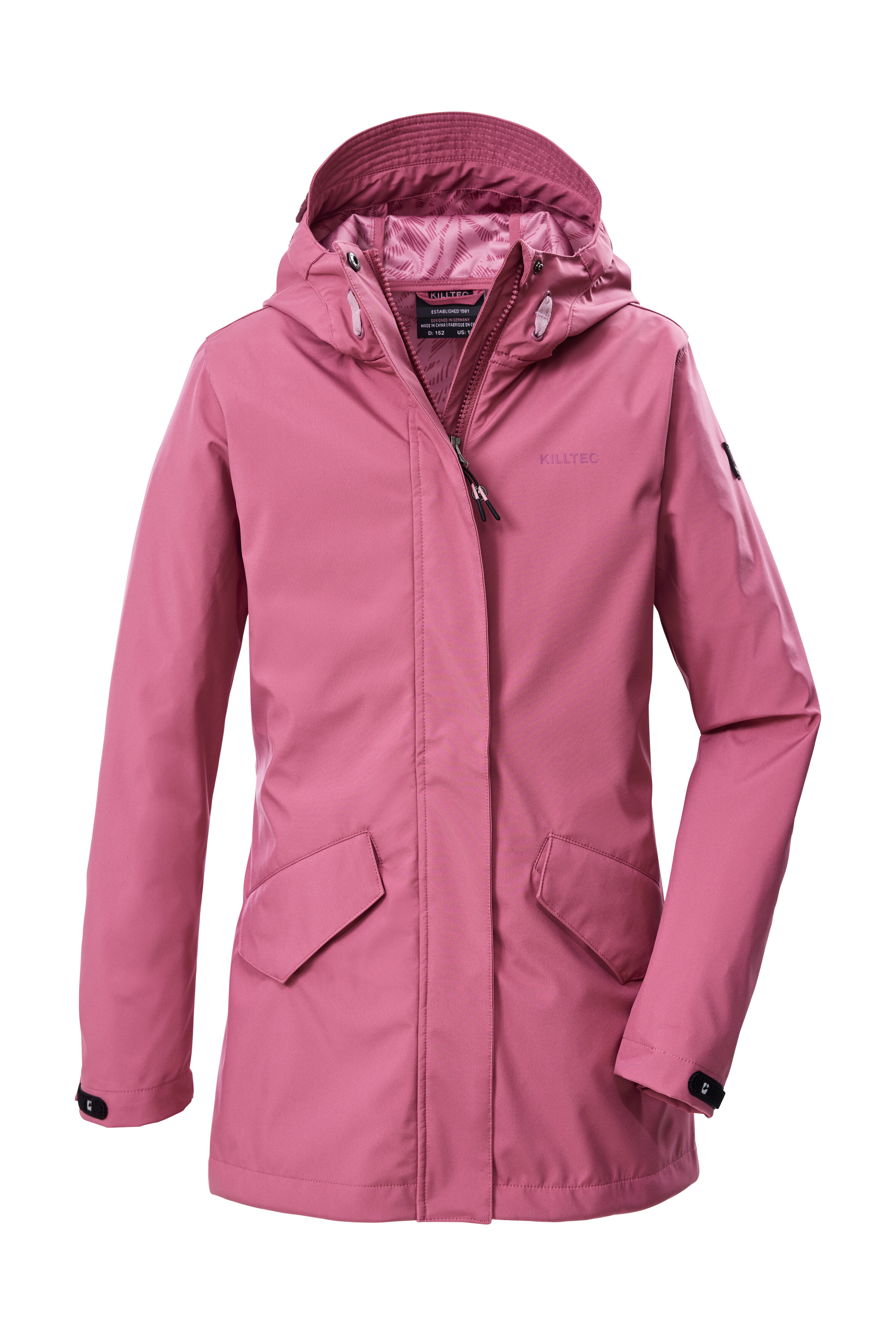Killtec Softshellparka "KOS 120 GRLS SFTSHLL PRK" Wasserabweisender, winddichter Parka mit 10.000 mm Wassersäule