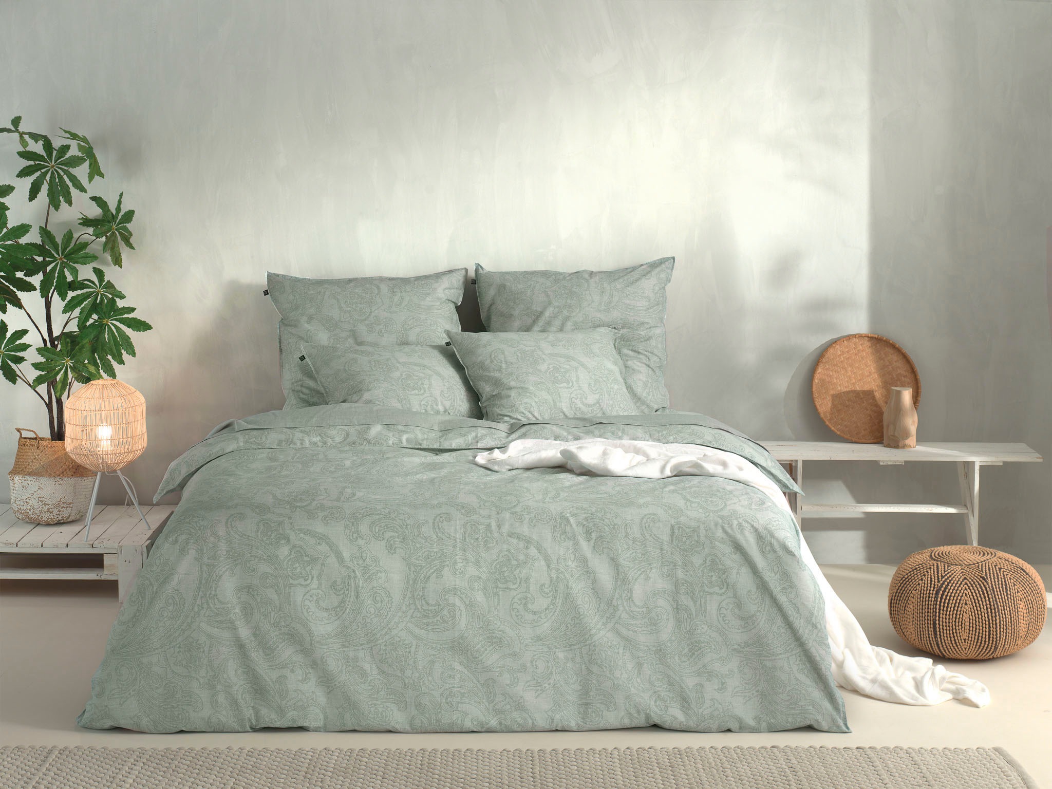 ZO HOME Bettwäsche »Paisley-di-Lino«, hochwertiges Renforcé, Bettwäsche ab 135x200 cm.