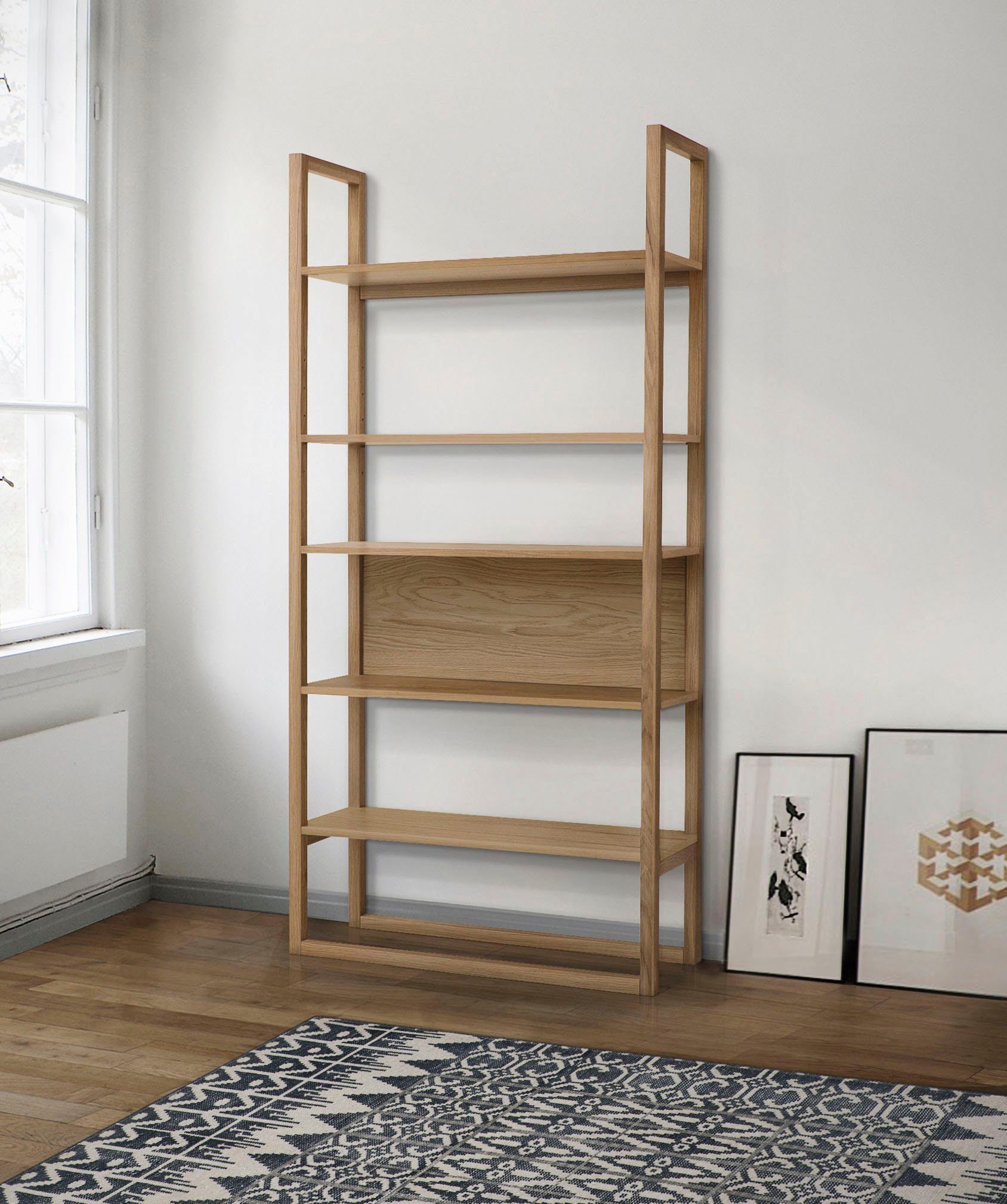 Woodman Bücherregal "New Est" im skandinavischen Design, Gestell aus massiv günstig online kaufen
