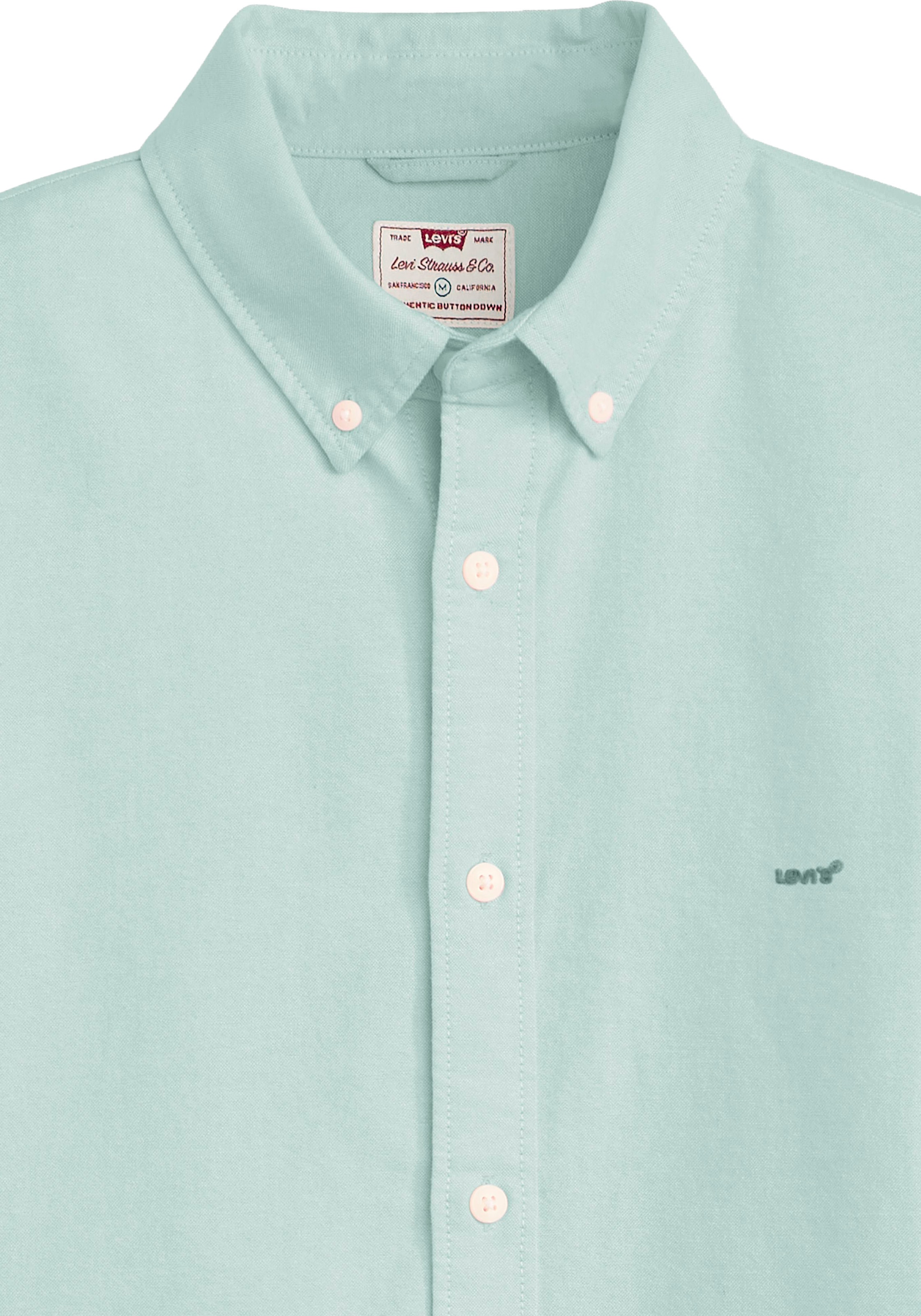 Levi's® Kurzarmhemd »SS AUTHENTIC BUTTON DOWN« mit kleiner Logostickerei auf der Brust