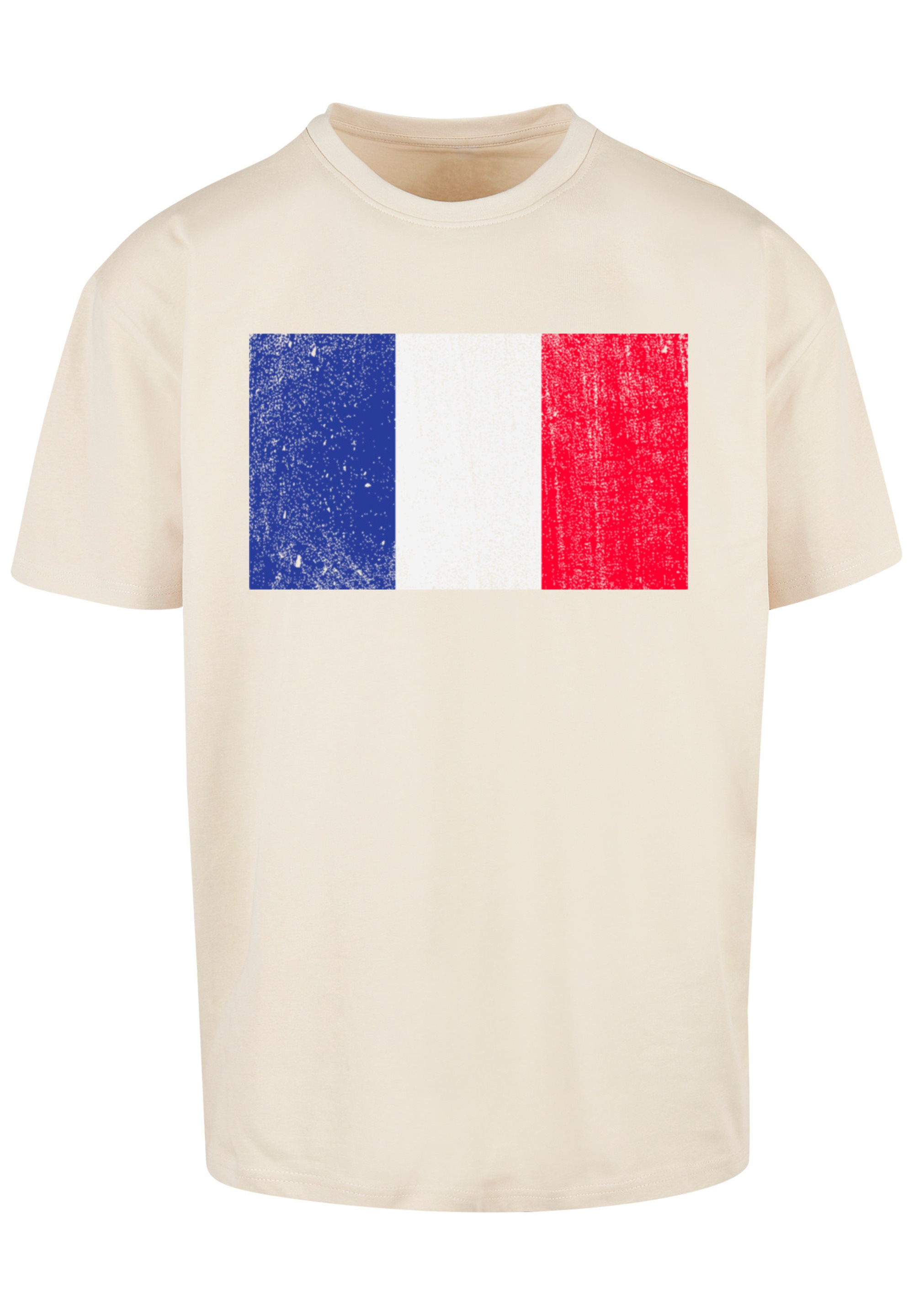F4NT4STIC T-Shirt "France Frankreich Flagge distressed" Print günstig online kaufen