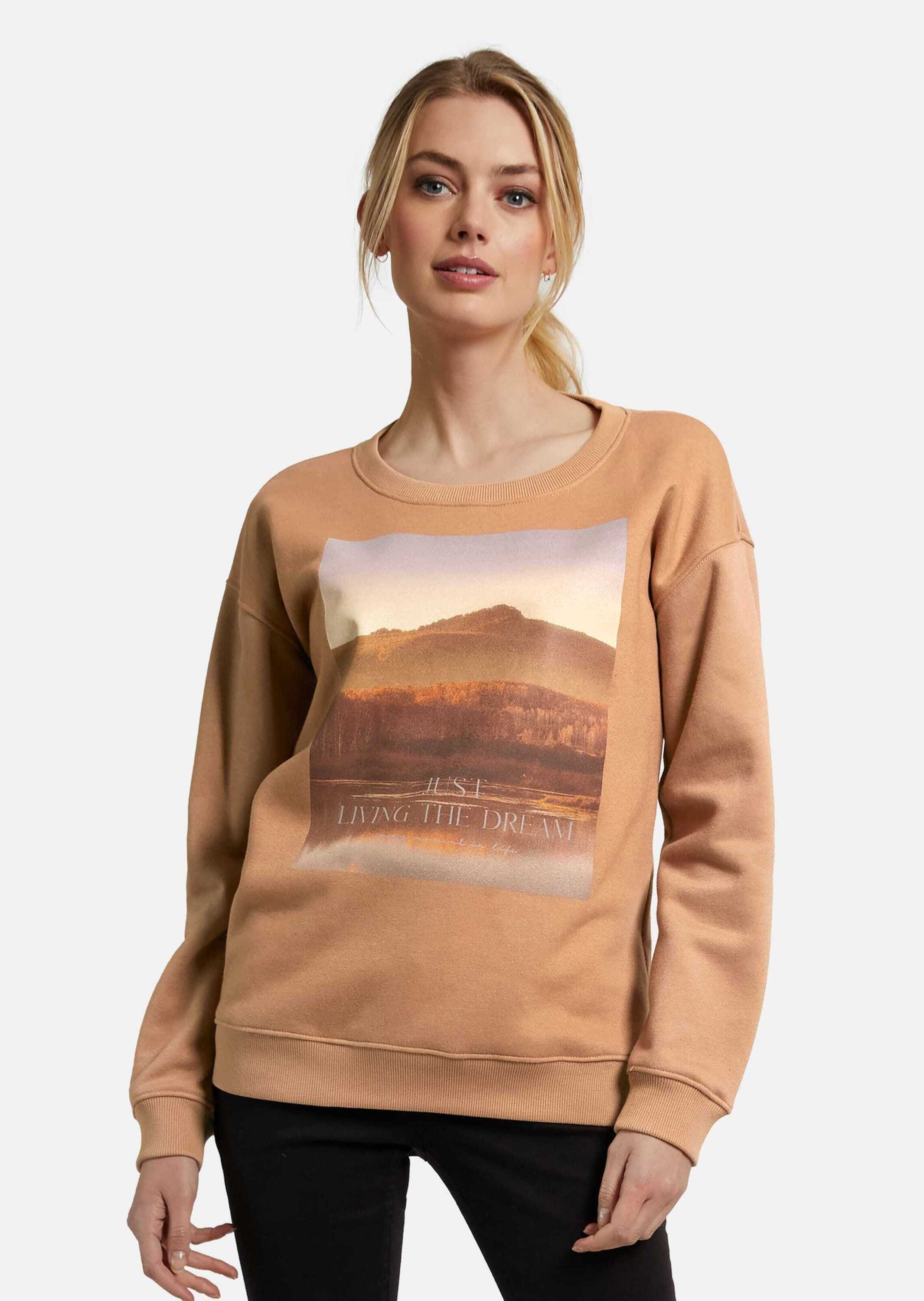 MADELEINE Langarmshirt "Sweatshirt Sweatshirt mit Landschafts-Print" günstig online kaufen