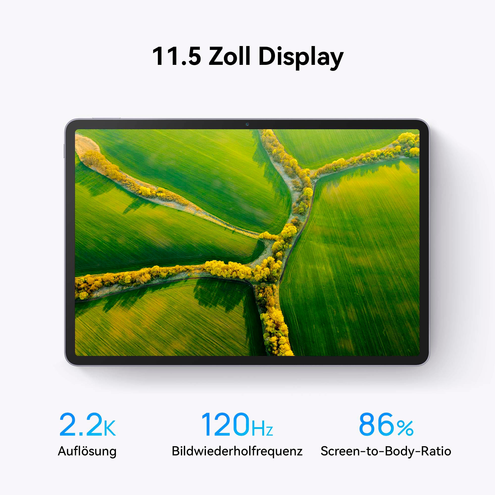 Huawei Tablet »MatePad 11.5 Zoll 6 GB + 128 GB WiFi«, (29,2 cm / 11,5 Zoll), HarmonyOS, Bundle mit M-Pen lite)