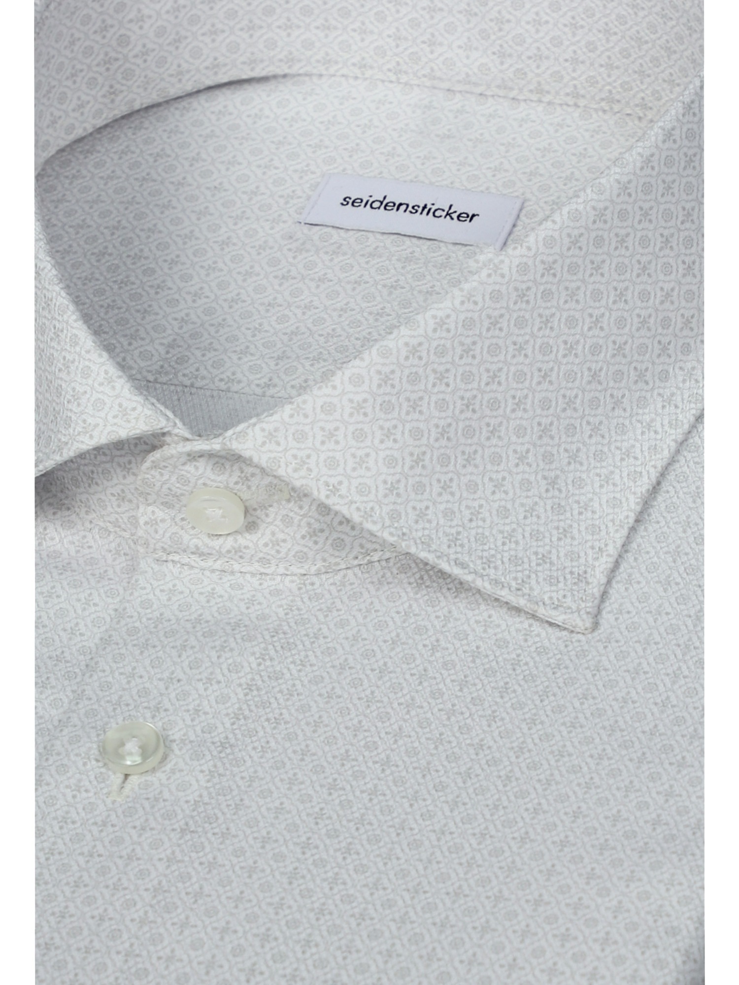 seidensticker Businesshemd »Schwarze Rose« Shaped 1/1 Kentkragen Druck