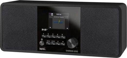 IMPERIAL by TELESTAR Digitalradio (DAB+) »DABMAN i200«, (LAN (Ethernet)-WLAN Digitalradio (DAB+)-FM-Tuner-Internetradio-UKW mit RDS 20 W)