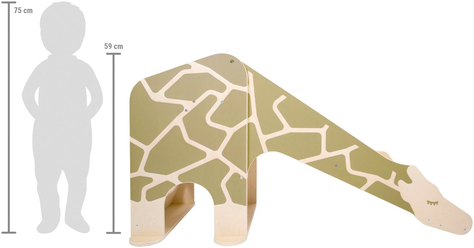 Small Foot Indoor-Rutsche »Wildlife Giraffe«