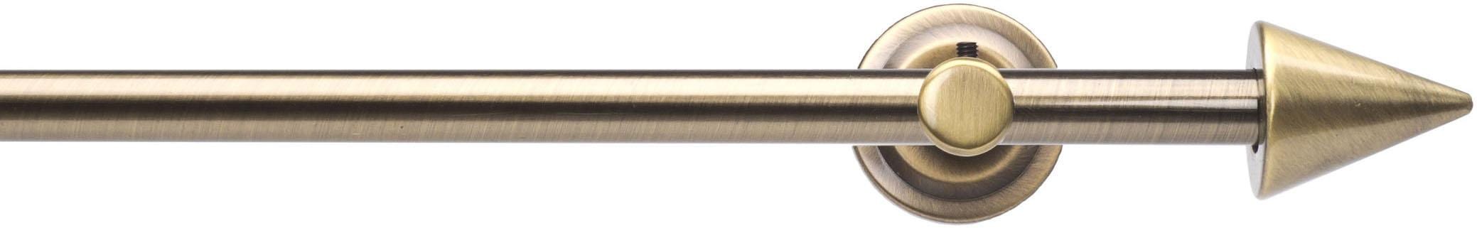 Liedeco Gardinenstange Ø 12 mm 1 läufig-läufig Fixmaß günstig online kaufen