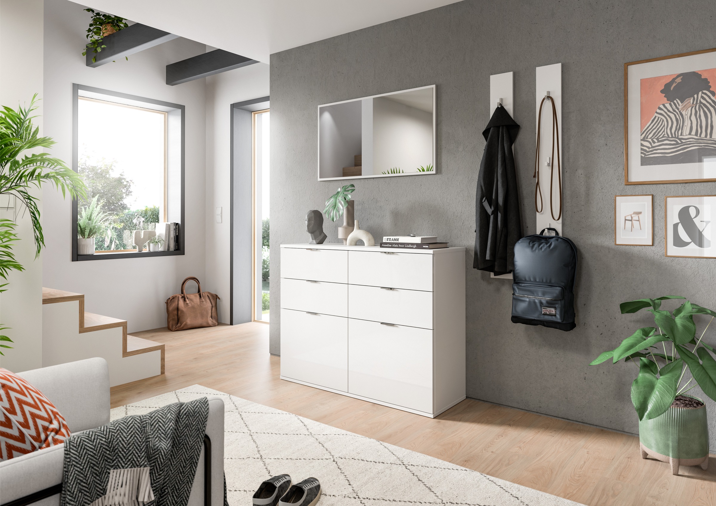 Home affaire Garderoben-Set "Trondheim, Garderobenset 3-tlg. Breite 171 cm, günstig online kaufen