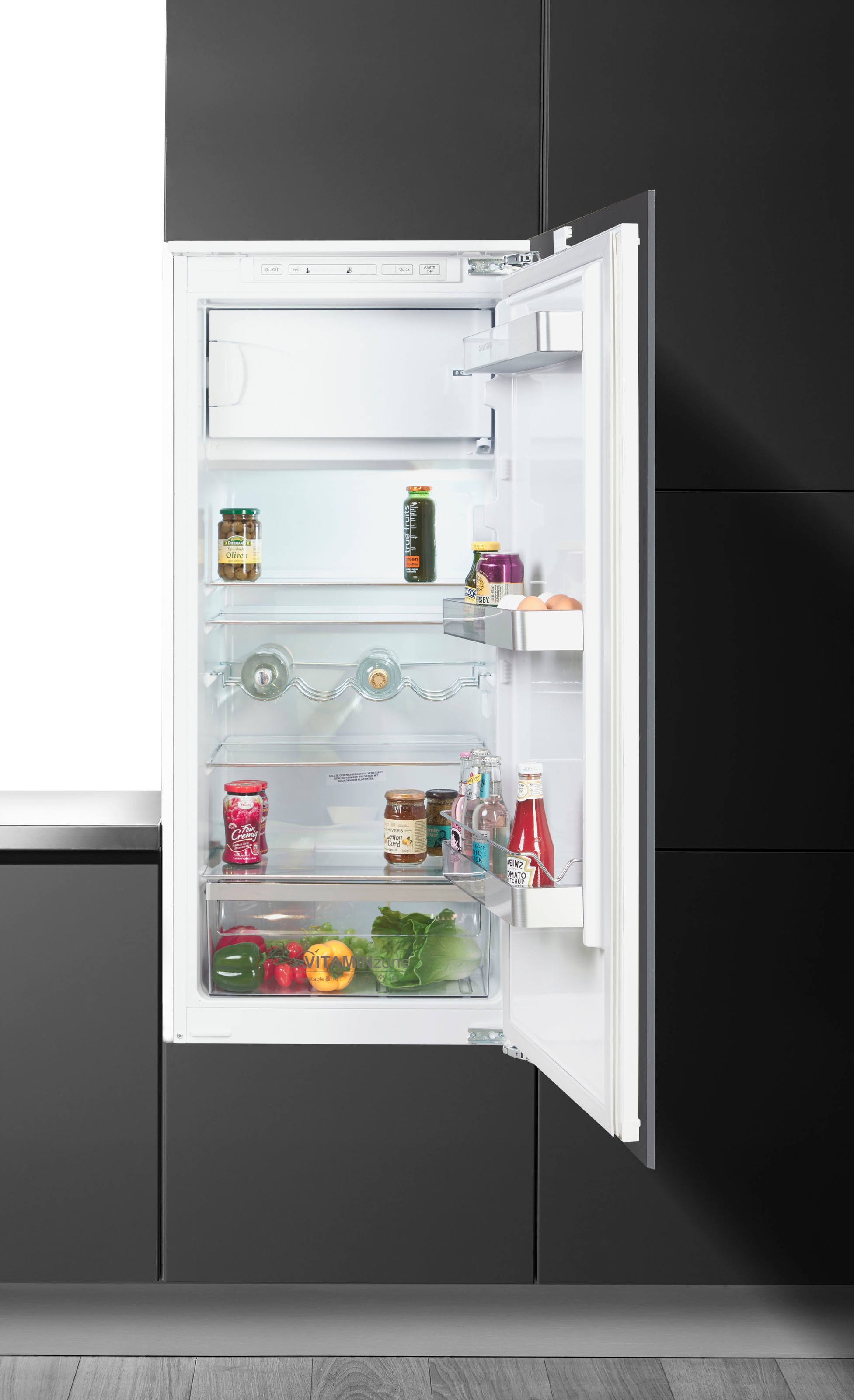 Grundig Einbaukühlschrank "GSMI14340FN 7524920001" 121,5 cm hoch 54 cm brei günstig online kaufen