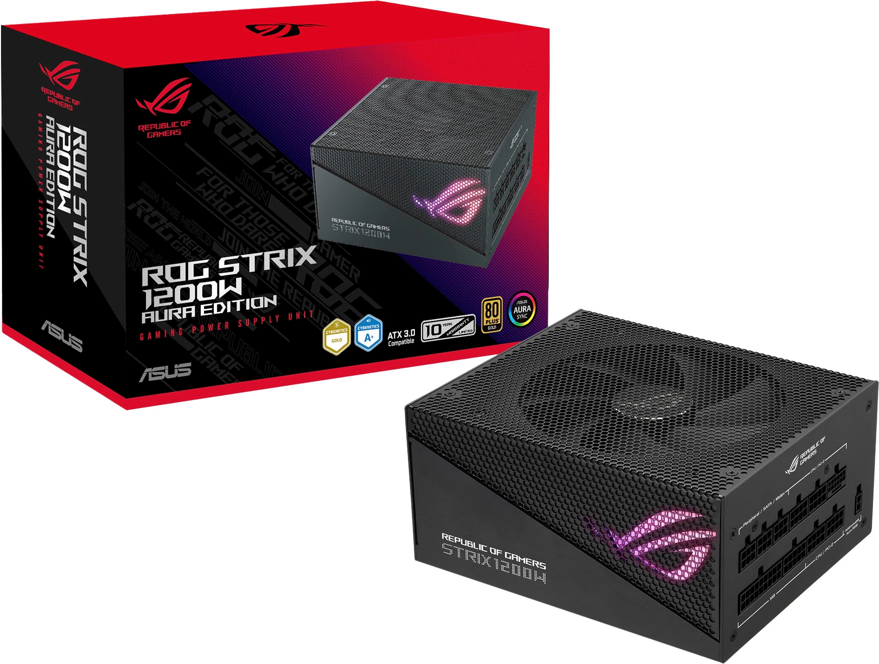 Asus PC-Netzteil »ROG STRIX 1200W Gold Aura Edition«